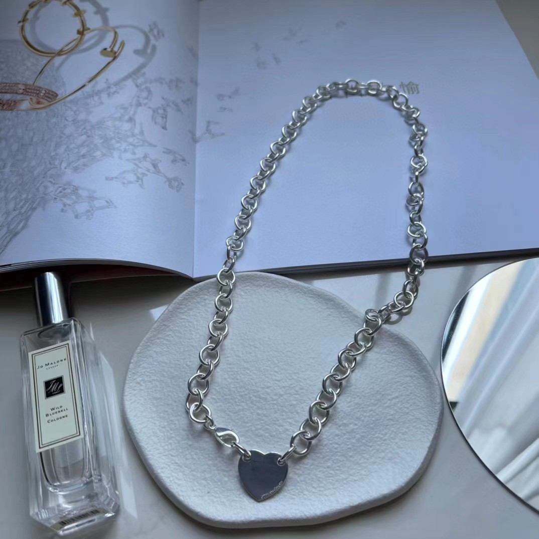 Tiffany&CO Heart Tag Necklace - 