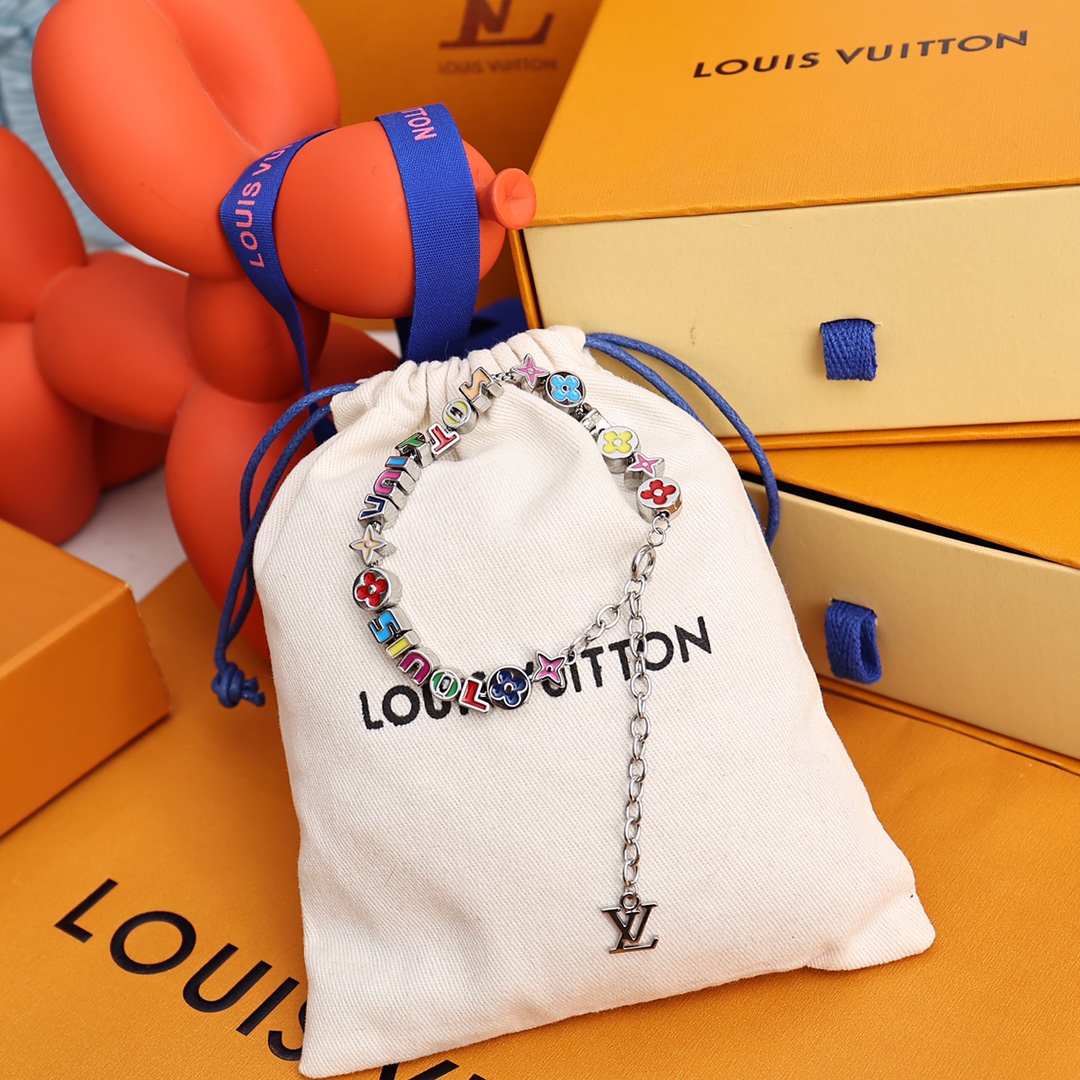 Louis Vuitton MP3282 Monogram Party Bracelet - 