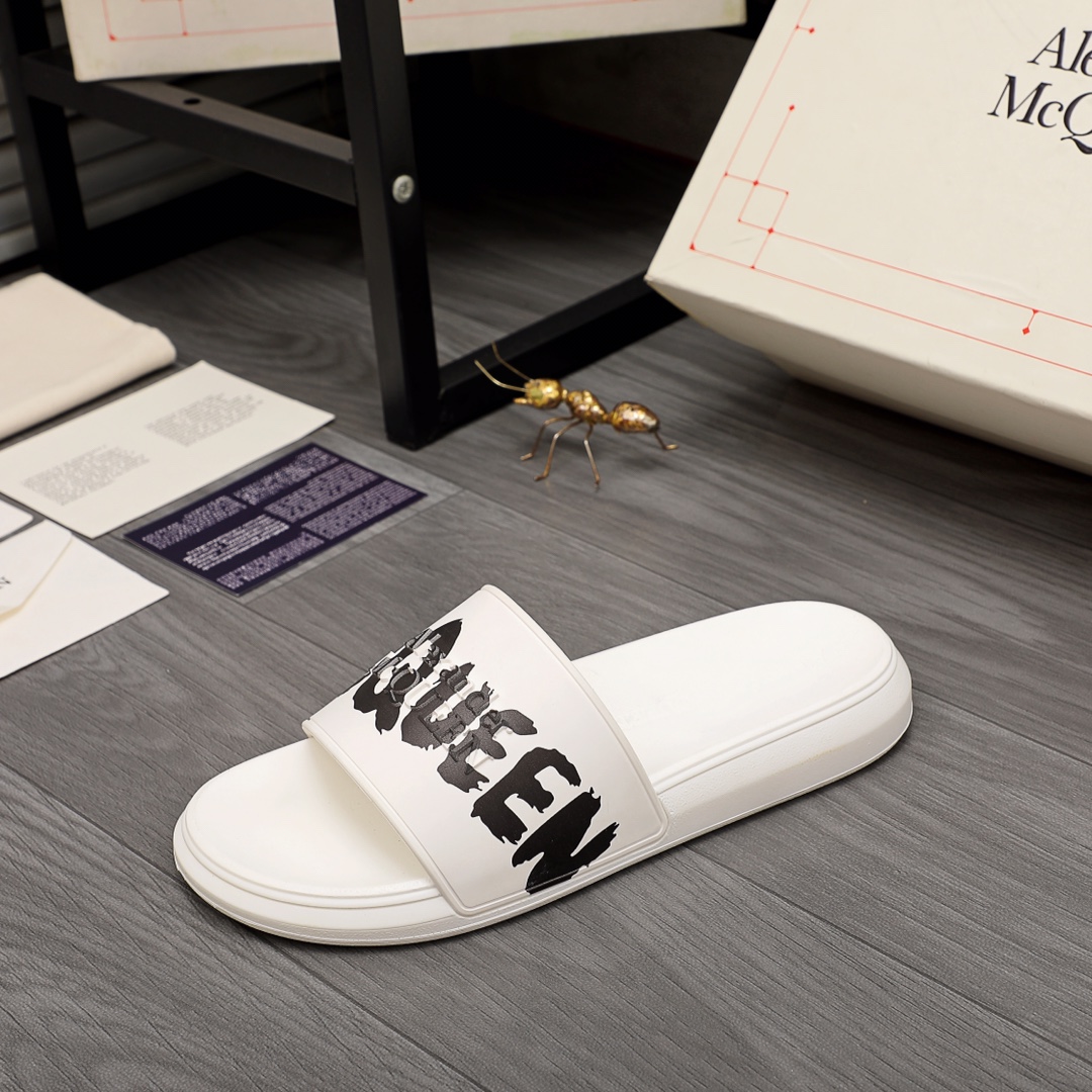 Alexander Mqueen Logo Slipper - 