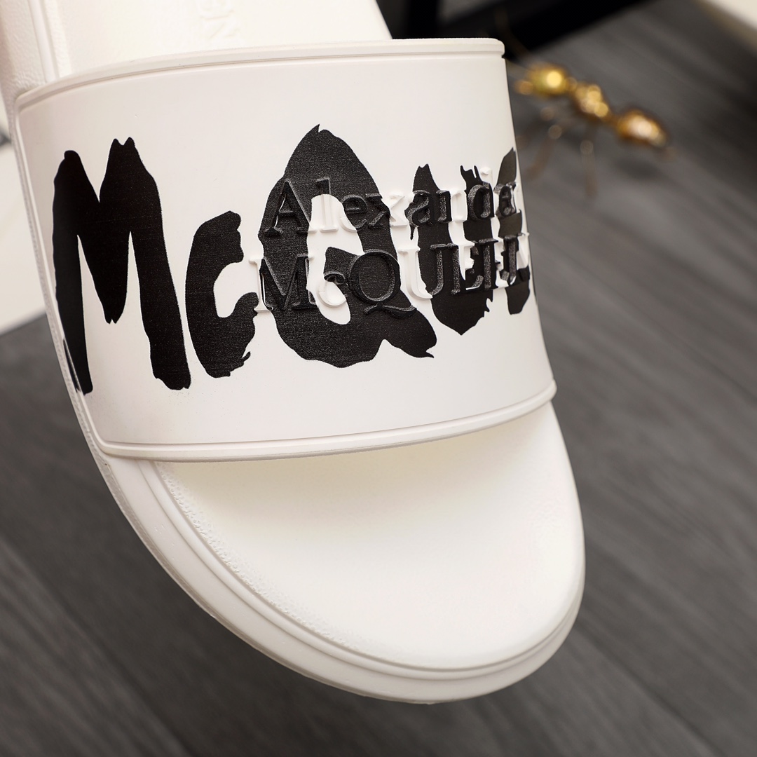 Alexander Mqueen Logo Slipper - 