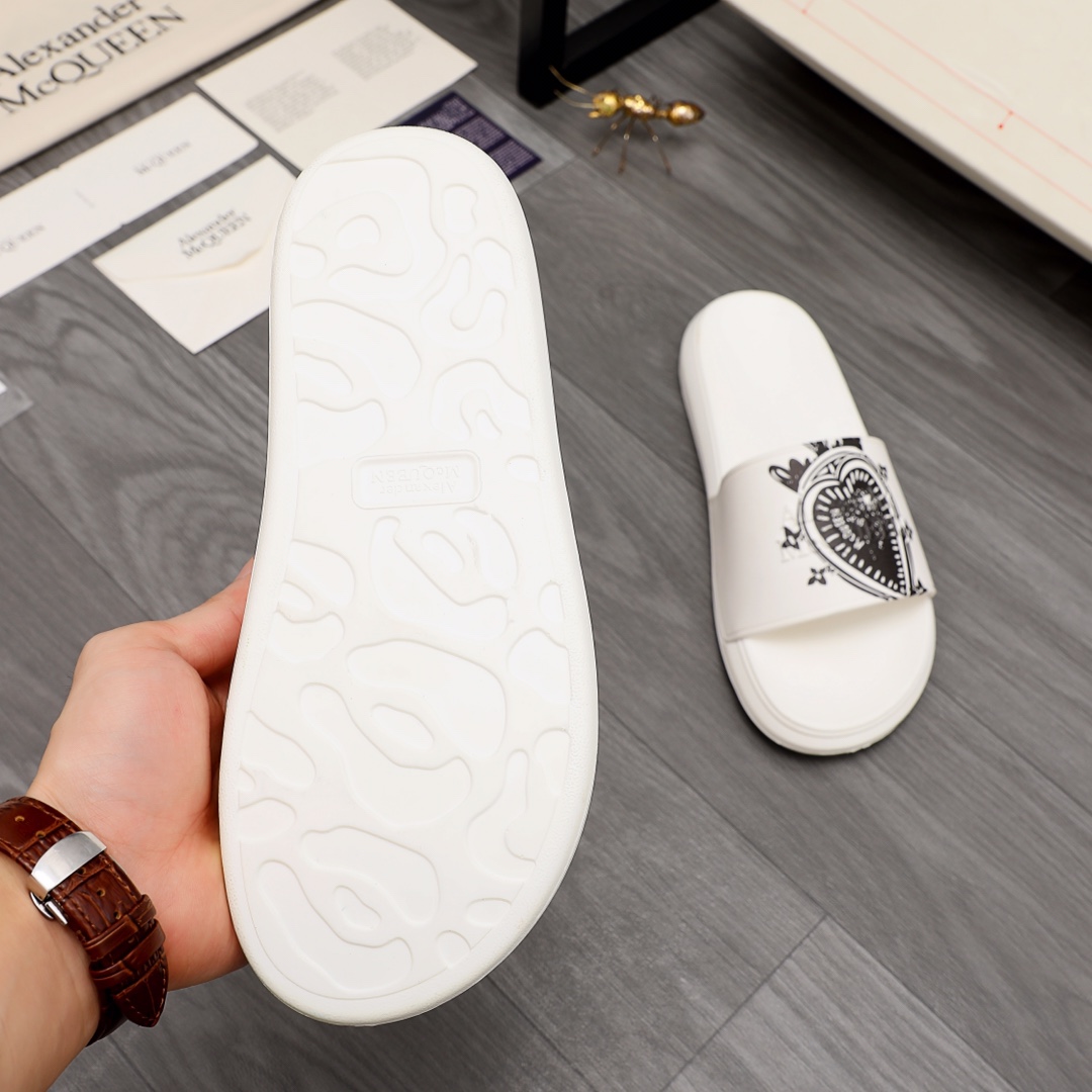 Alexander Mqueen Logo Slipper - 