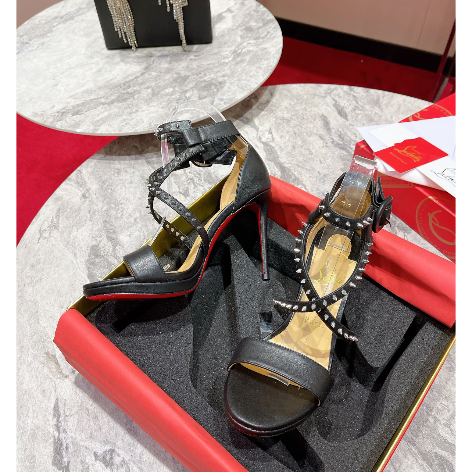 Christian Louboutin Choca Lux Sandals    - 