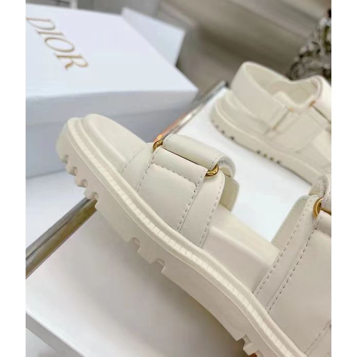 Dior Dioract Sandal With Lambskin - 