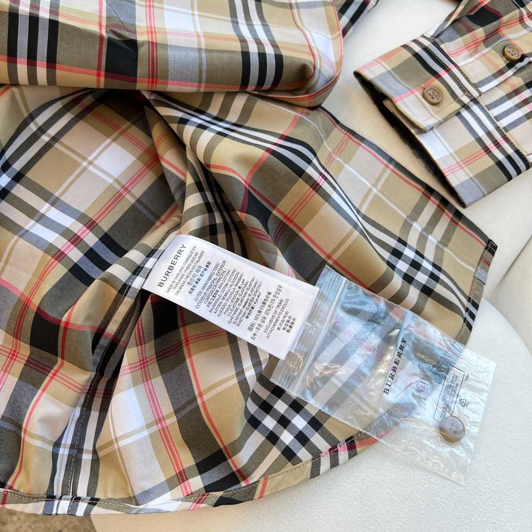 Burberry Check Cotton Poplin Shirt - 