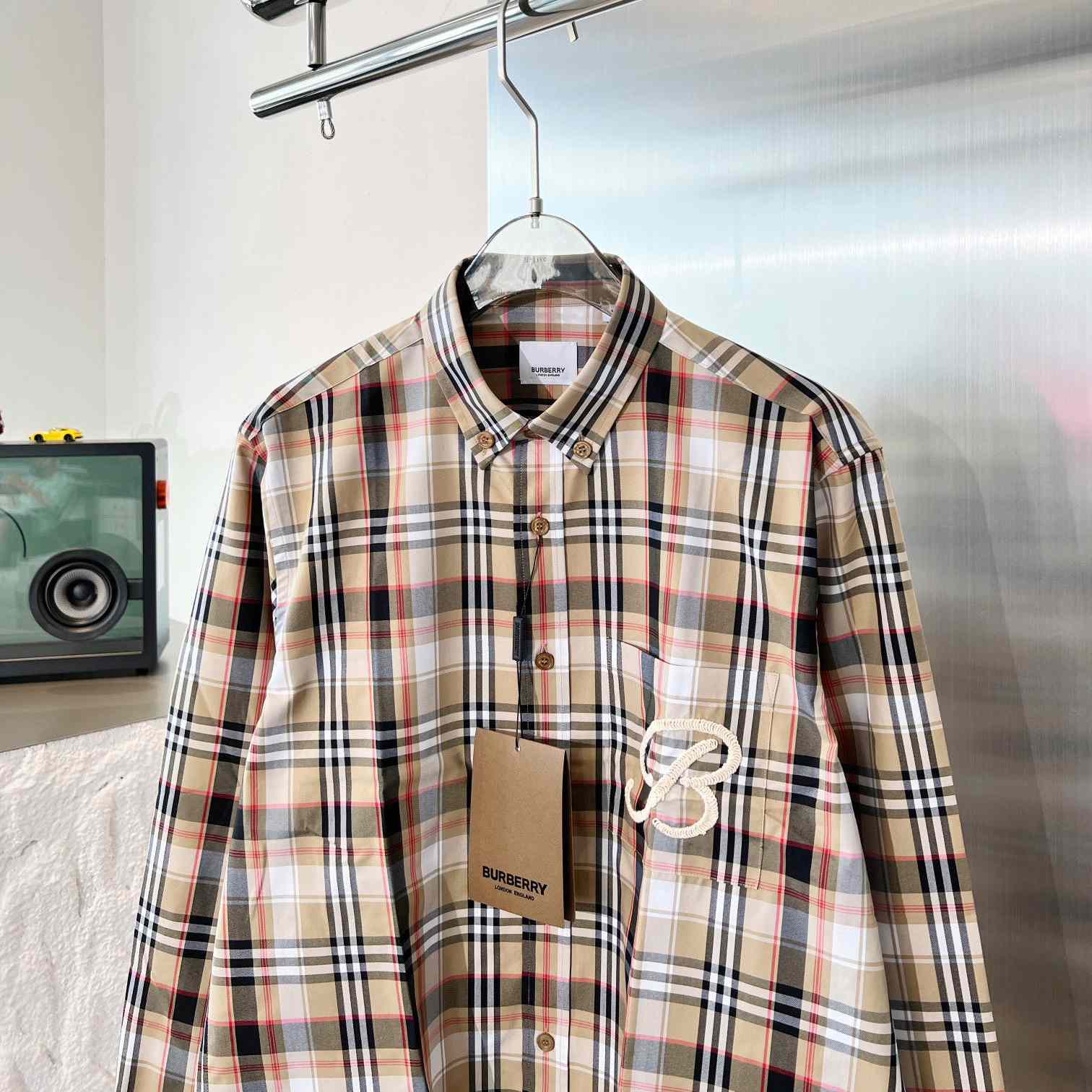 Burberry Check Cotton Poplin Shirt - 