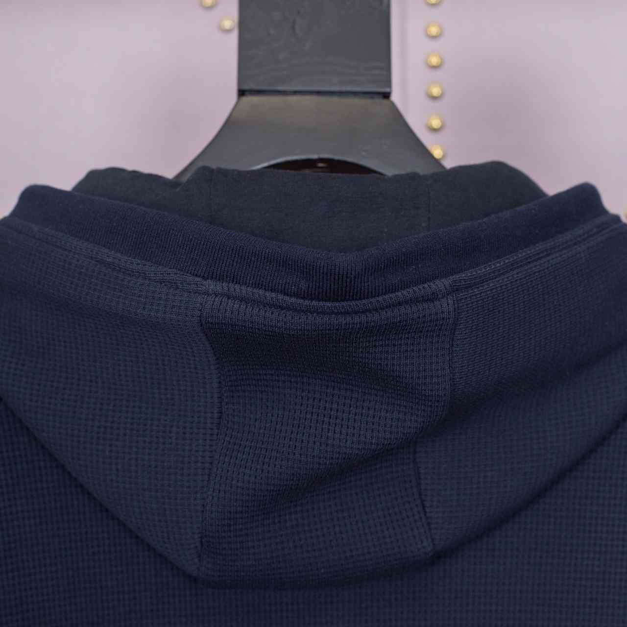 Thom Browne 4-Bar Zip-Up Cotton Hoodie - 