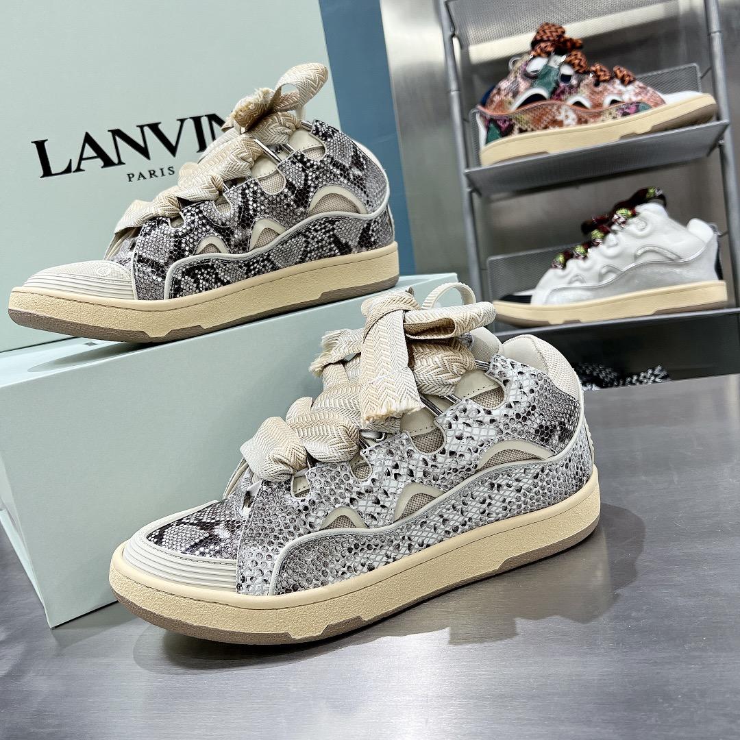Lanvin Curb Low-Top Sneakers - 