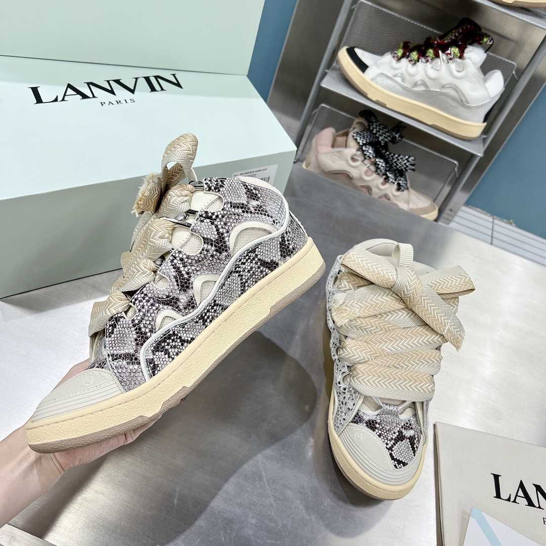 Lanvin Curb Low-Top Sneakers - 