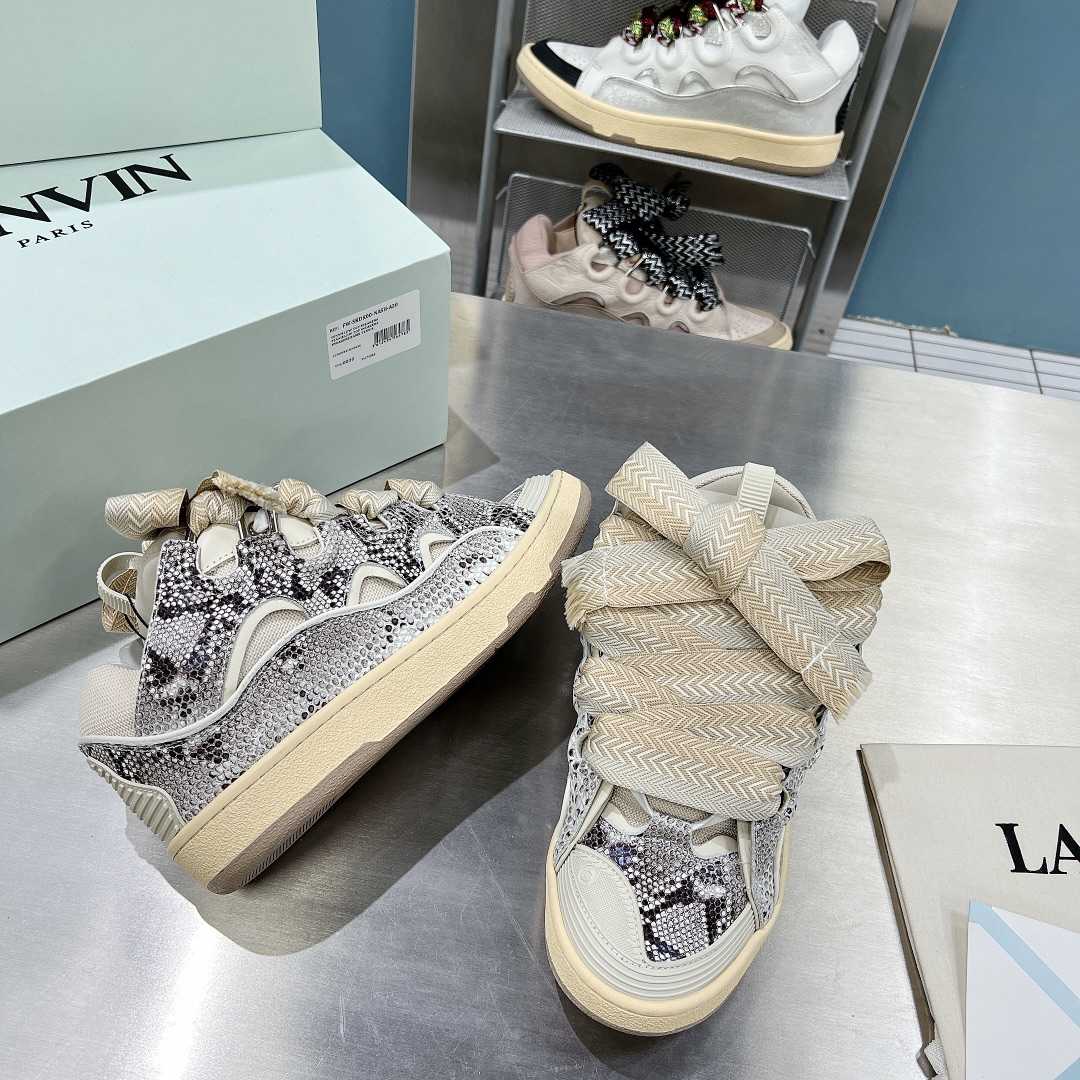 Lanvin Curb Low-Top Sneakers - 