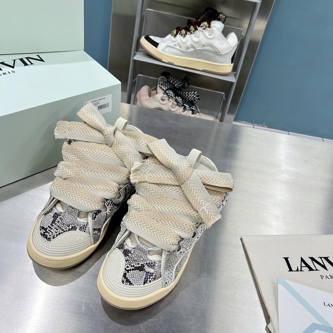 Lanvin Curb Low-Top Sneakers - 