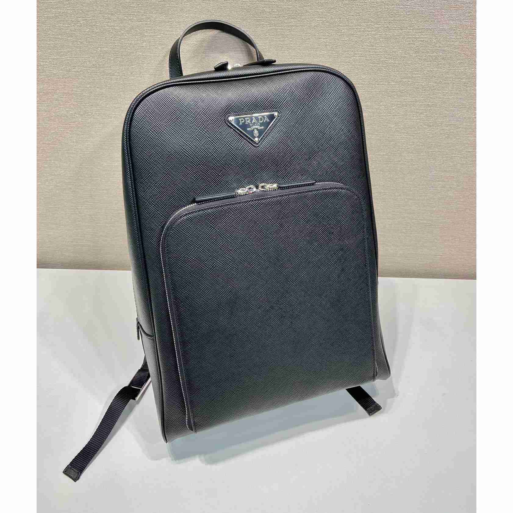Prada Saffiano Leather Backpack - 