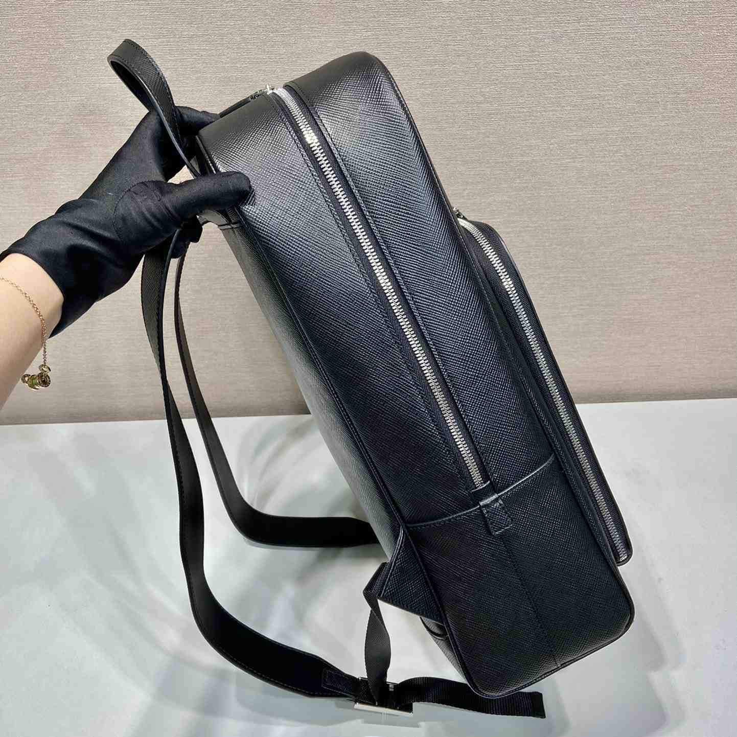 Prada Saffiano Leather Backpack - 