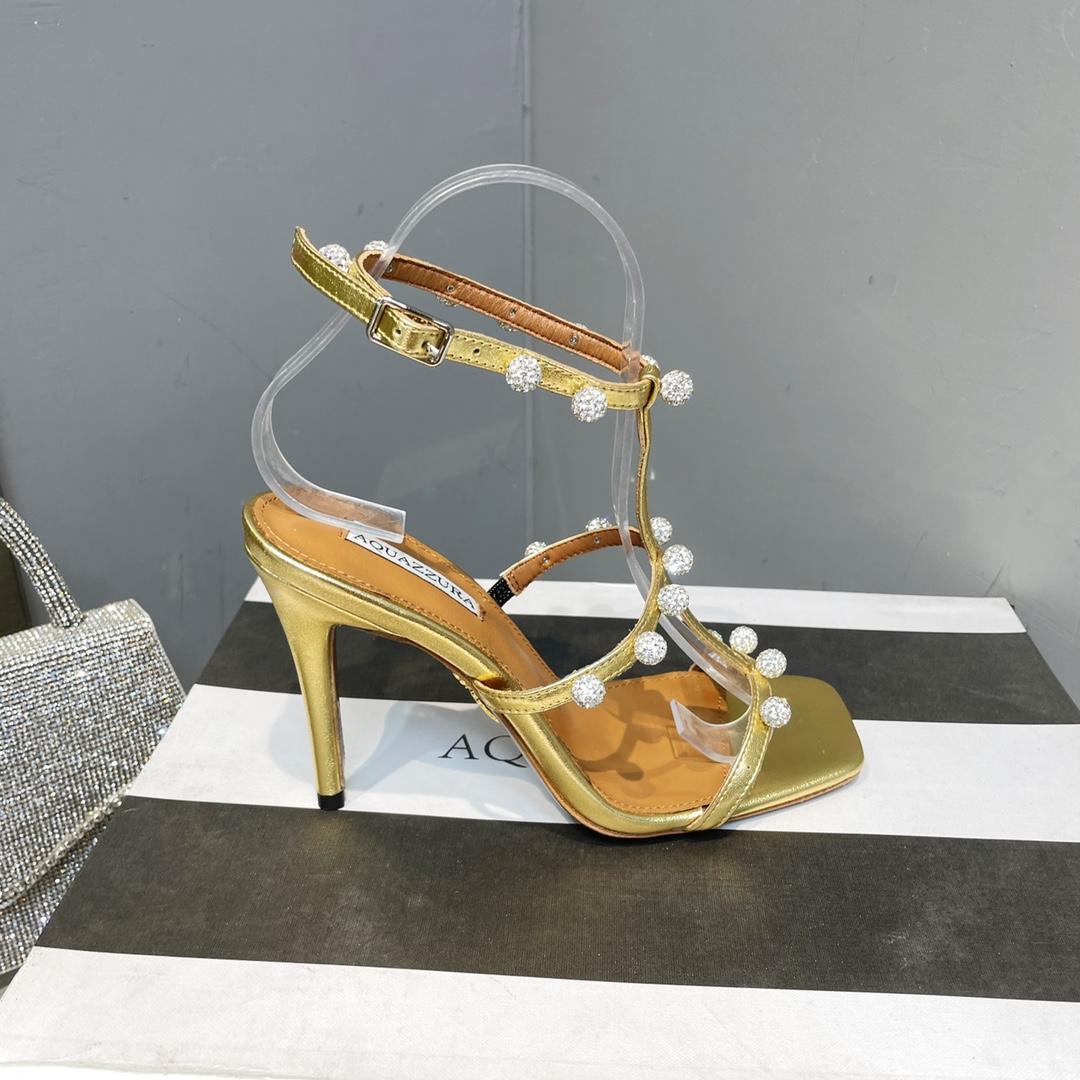 Aquazzura Cha Cha Cha Crystal Sandal  95 - 