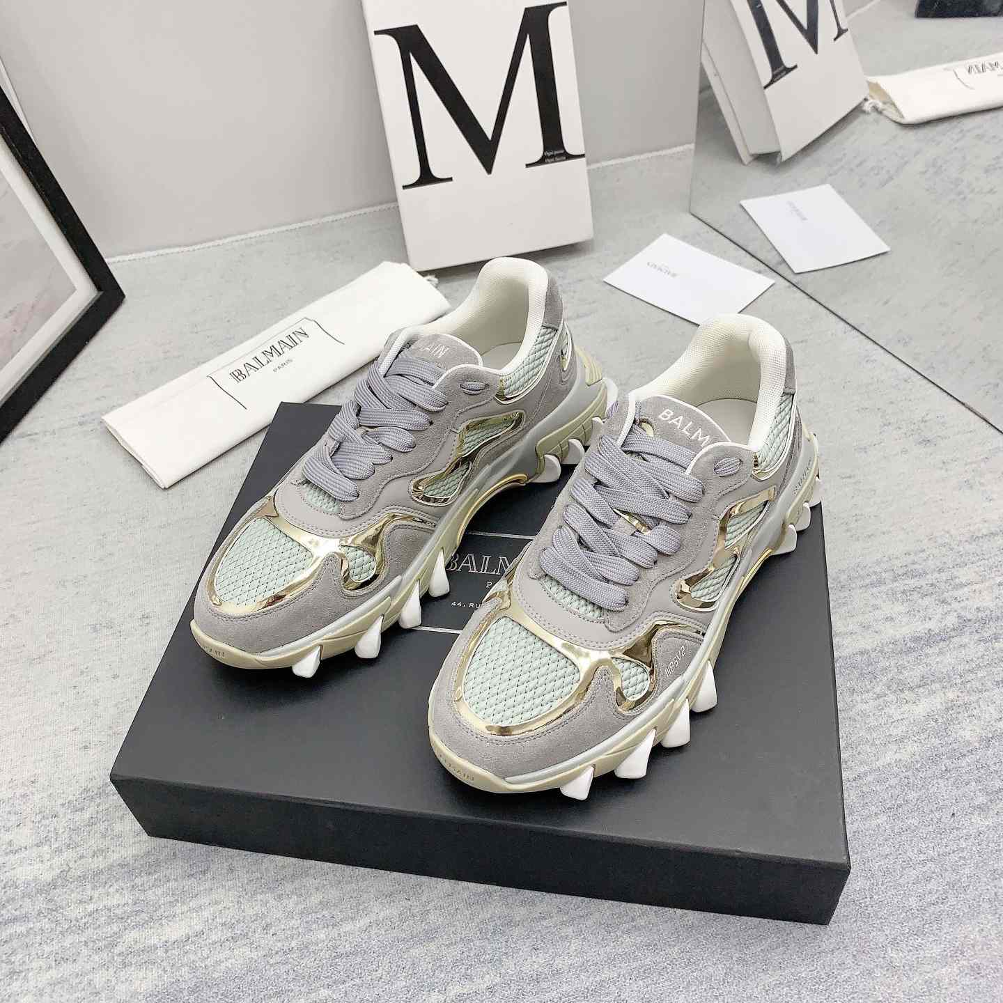 Balmain Beige B-East Sneakers - 