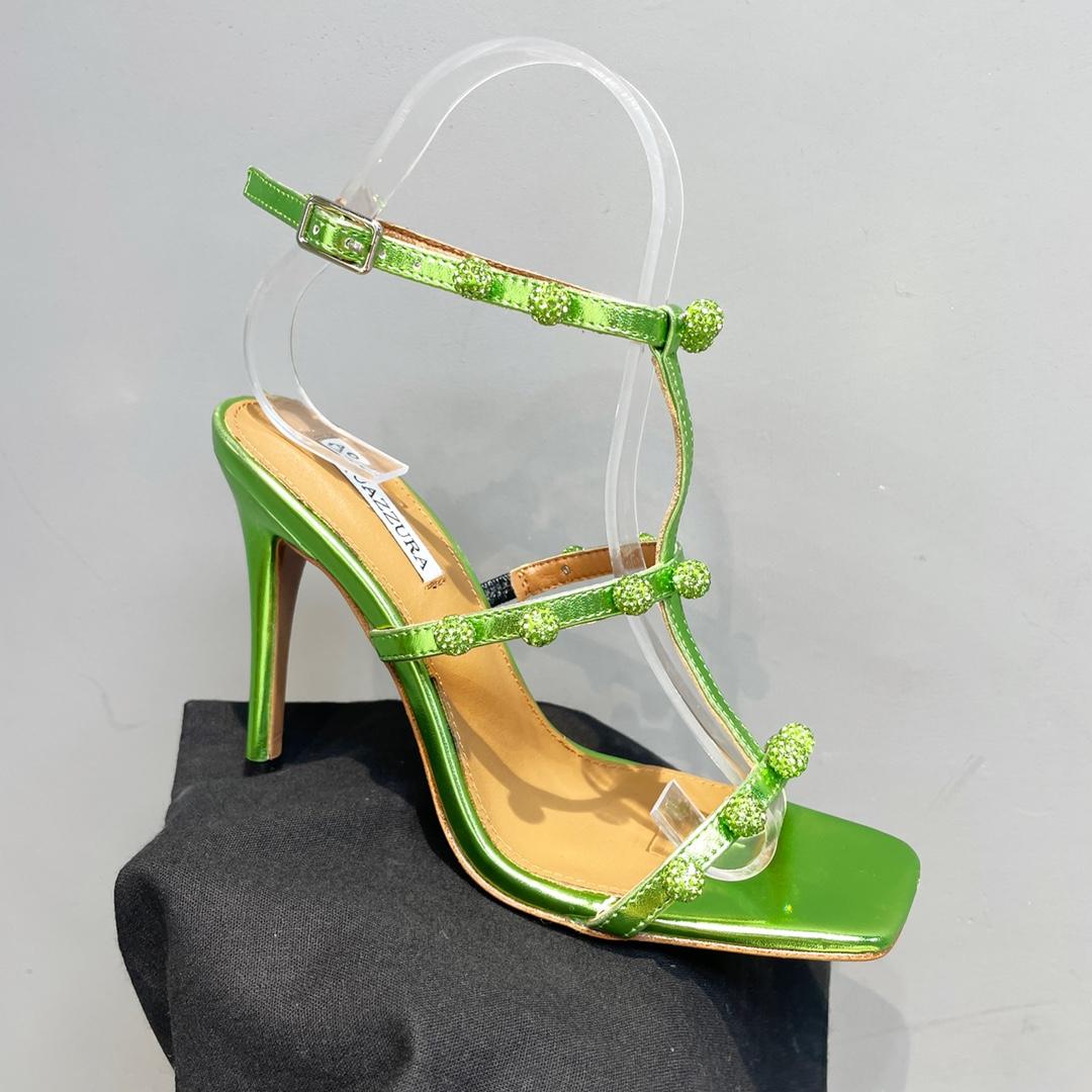 Aquazzura Cha Cha Cha Crystal Sandal  95 - 