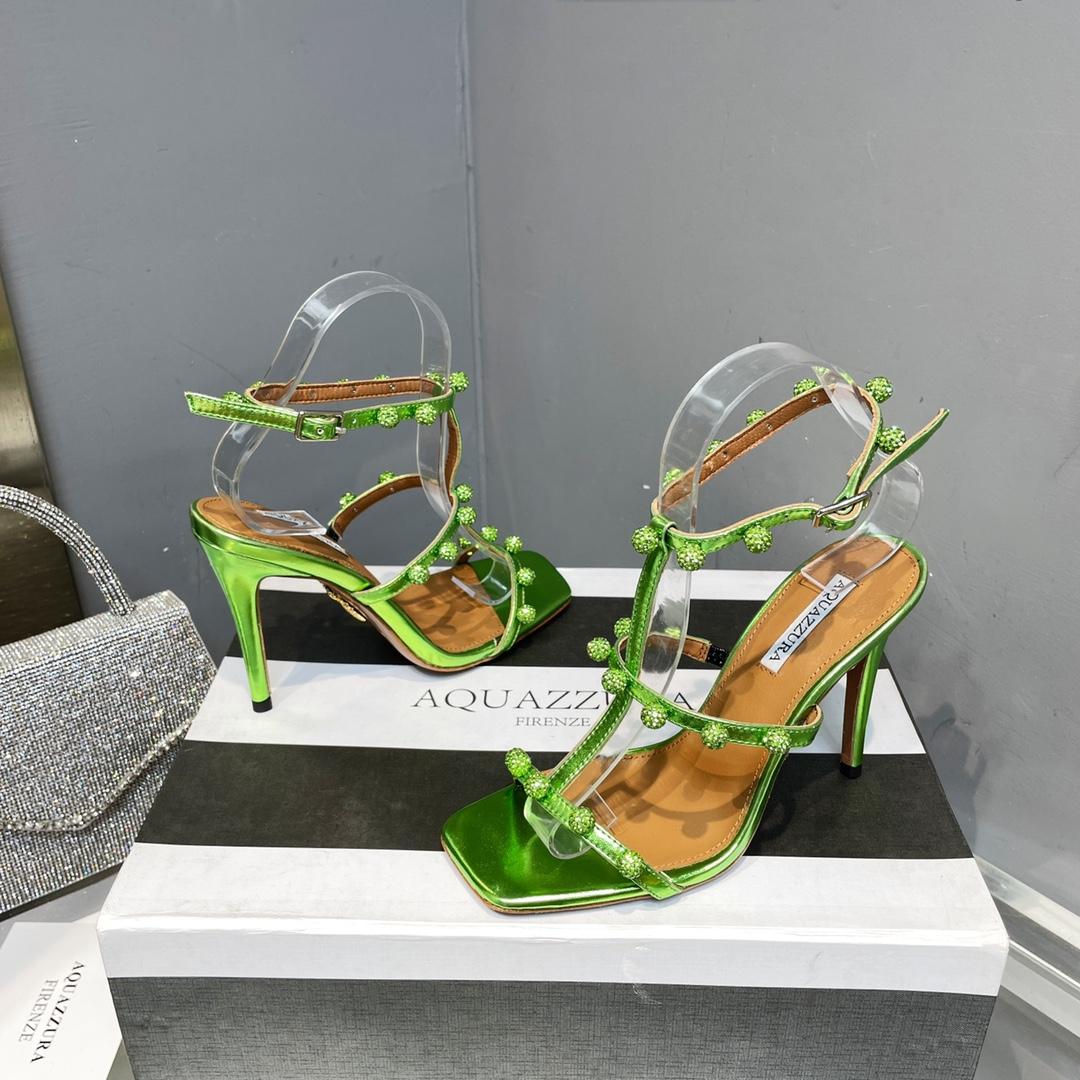 Aquazzura Cha Cha Cha Crystal Sandal  95 - 