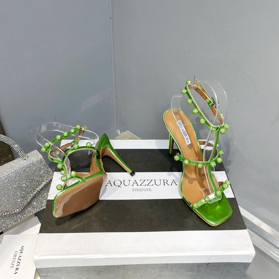 Aquazzura Cha Cha Cha Crystal Sandal  95 - 