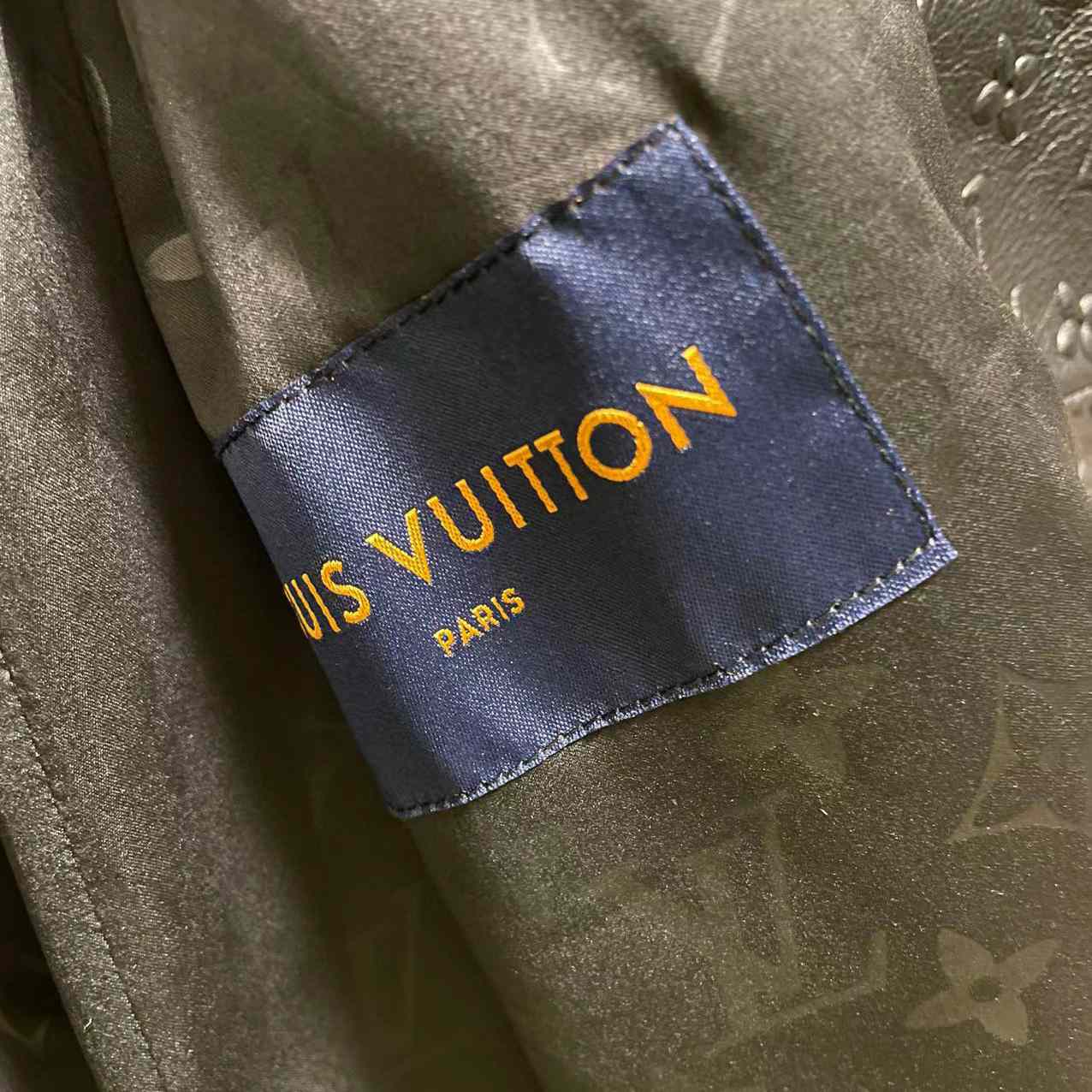 Louis Vuitton LVSE Debossed Monogram Mix Leather Blouson   1A9GOU - 