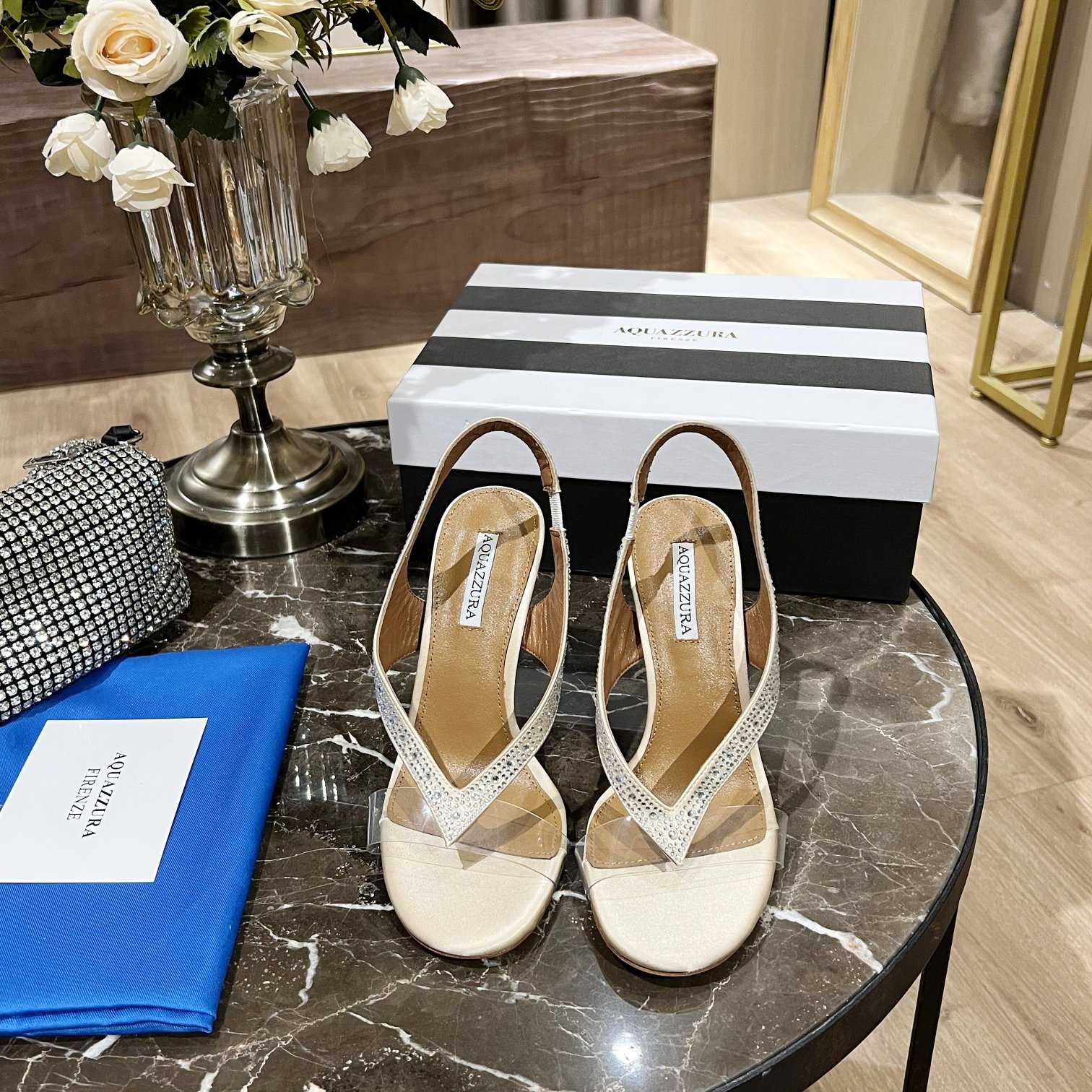 Aquazzura Izzy Plexi Sandal 105 - 