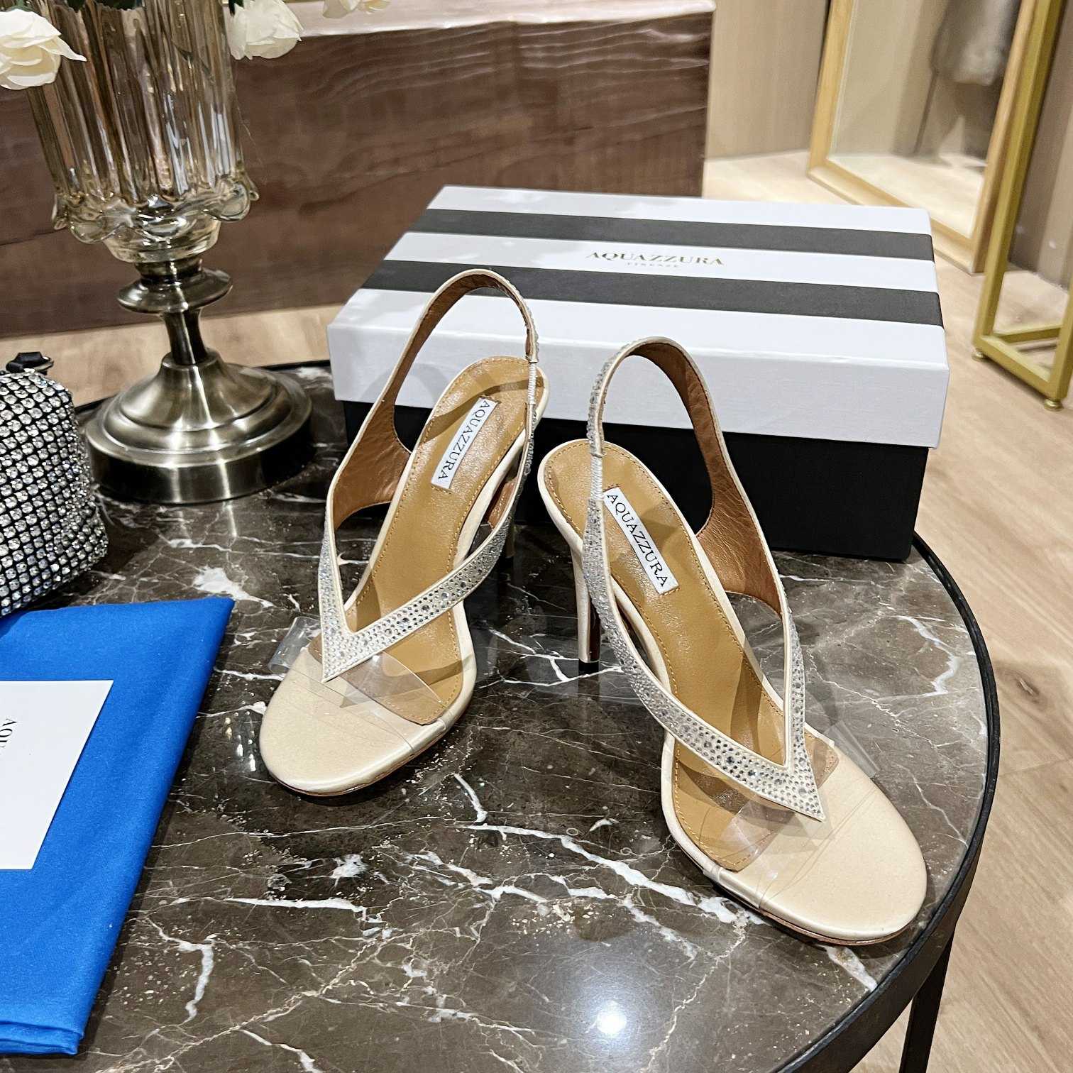 Aquazzura Izzy Plexi Sandal 105 - 
