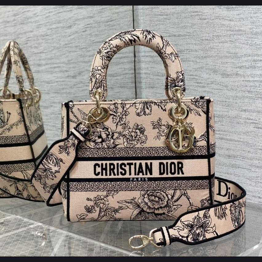 Dior Medium Lady D-lite Bag - 