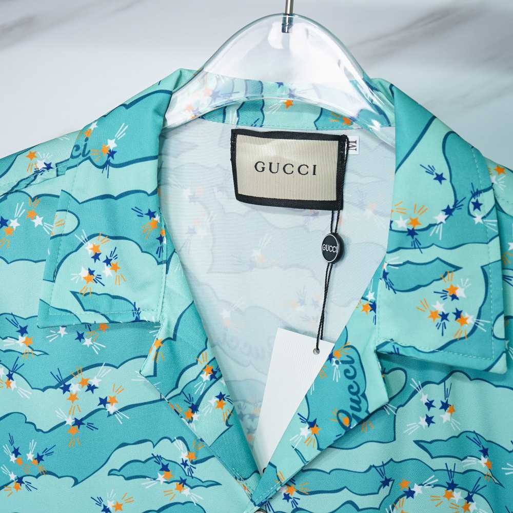 Gucci Lovelight Viscose Bowling Shirt & Shorts - 