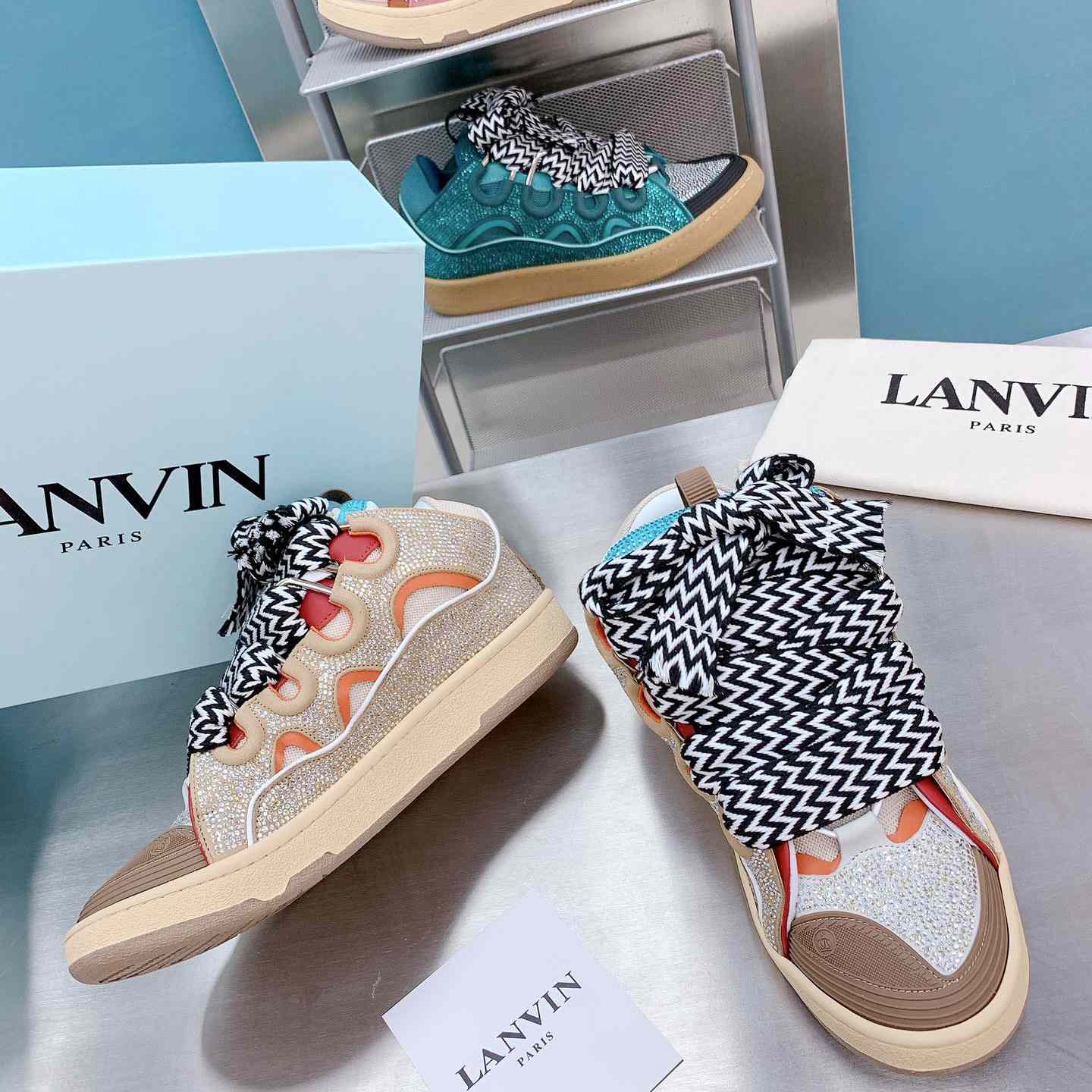 Lanvin Curb Low-Top Sneakers - 