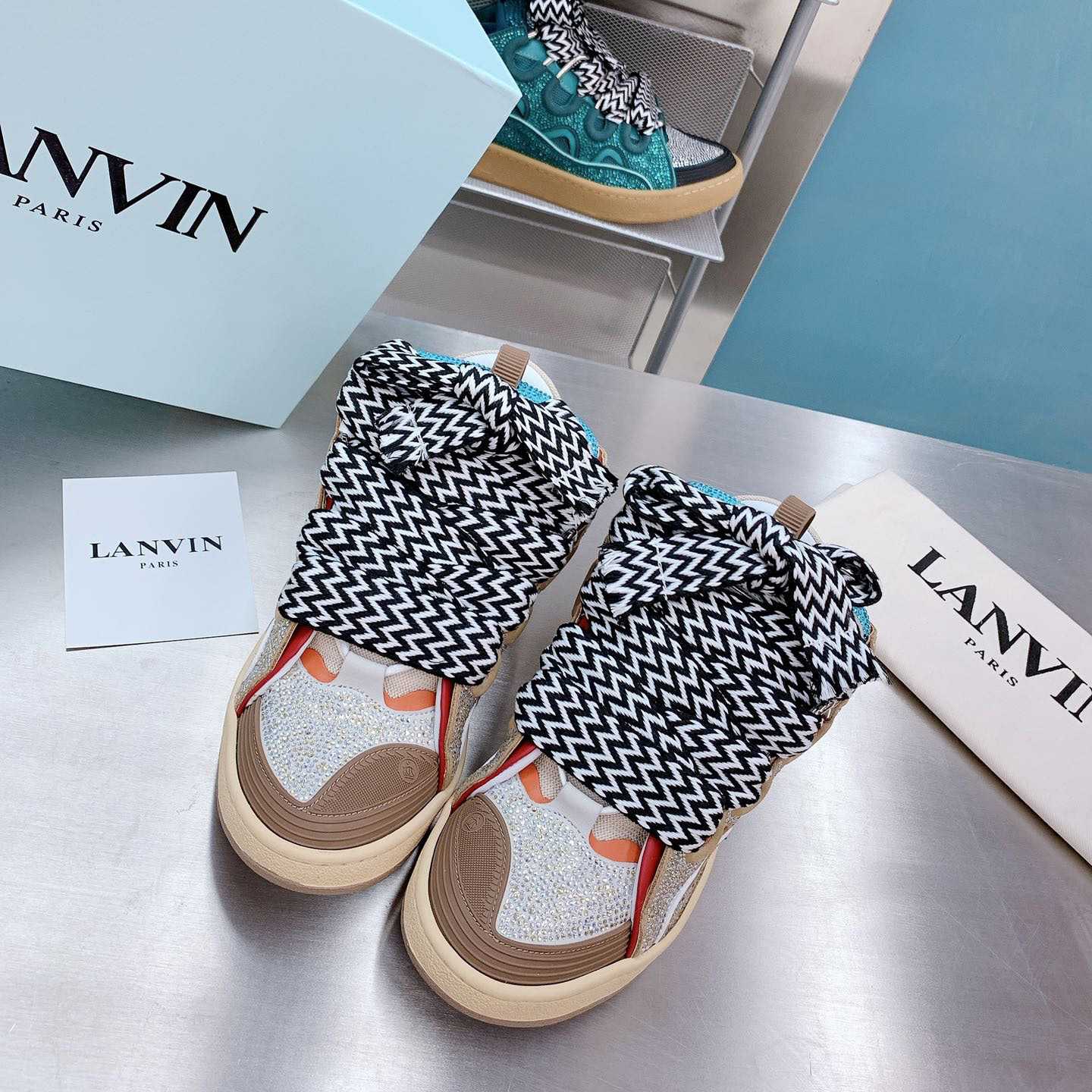 Lanvin Curb Low-Top Sneakers - 