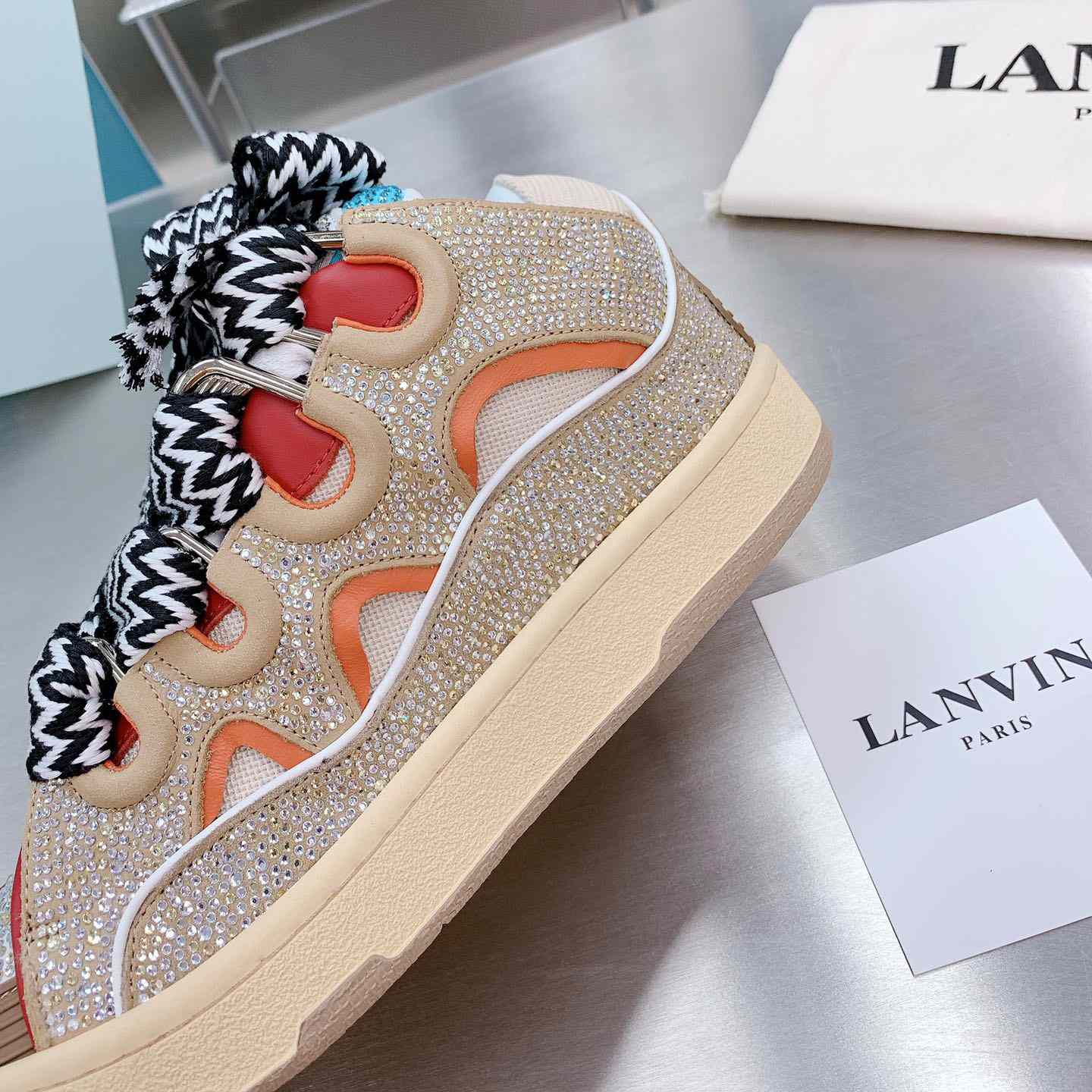 Lanvin Curb Low-Top Sneakers - 