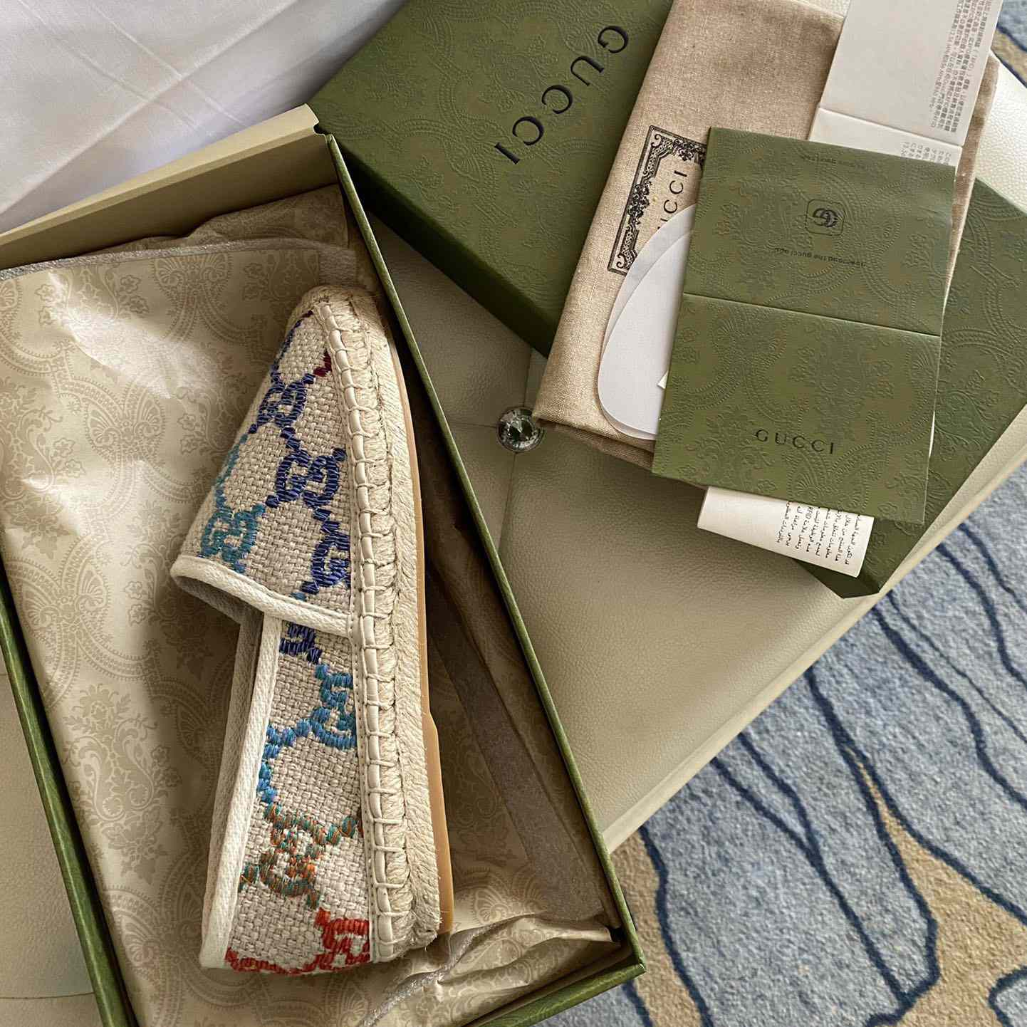 Gucci GG Jacquard Espadrilles - 