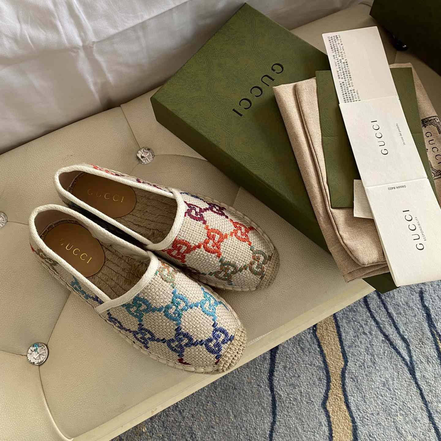 Gucci GG Jacquard Espadrilles - 