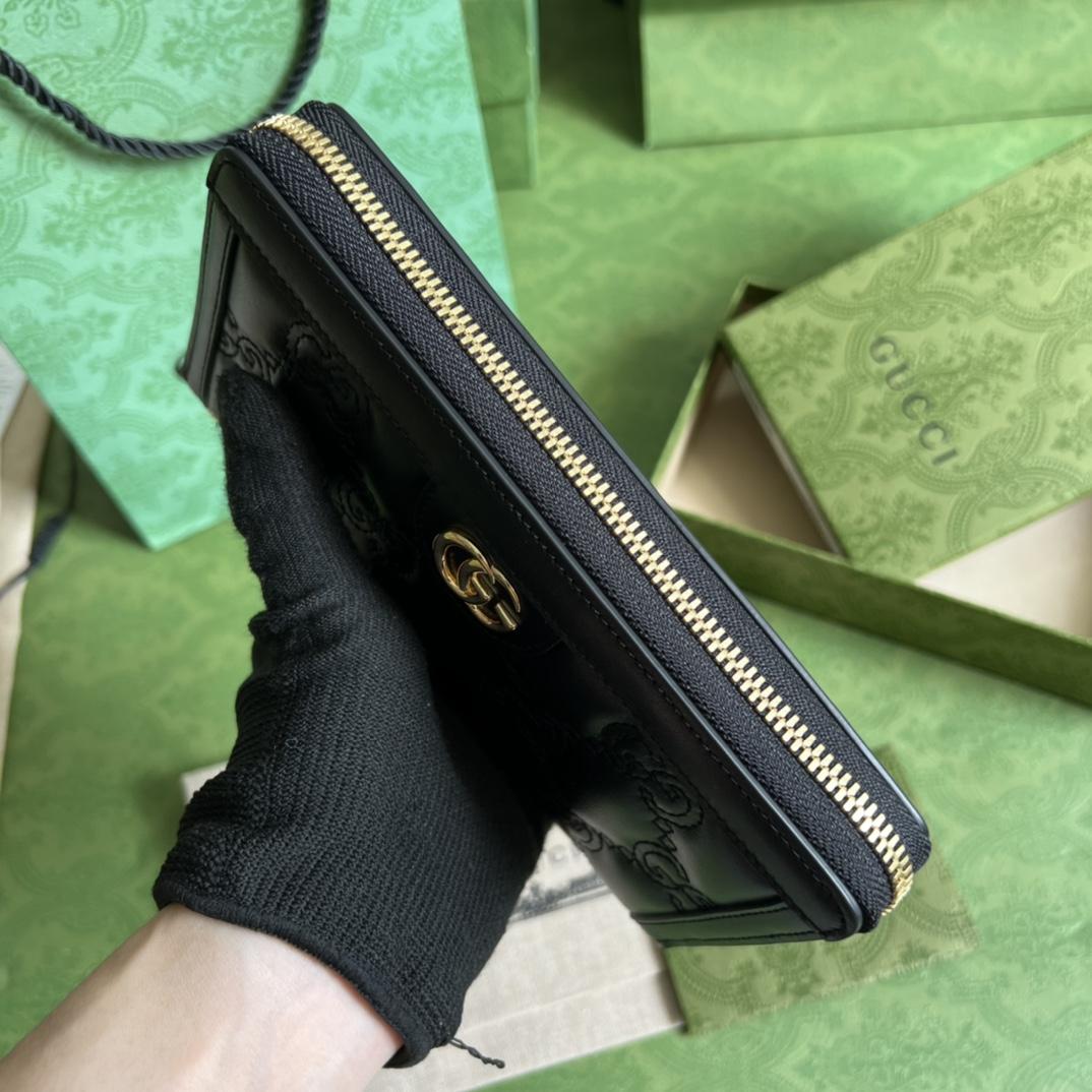 Gucci GG Matelasse Zip-around Wallet - 