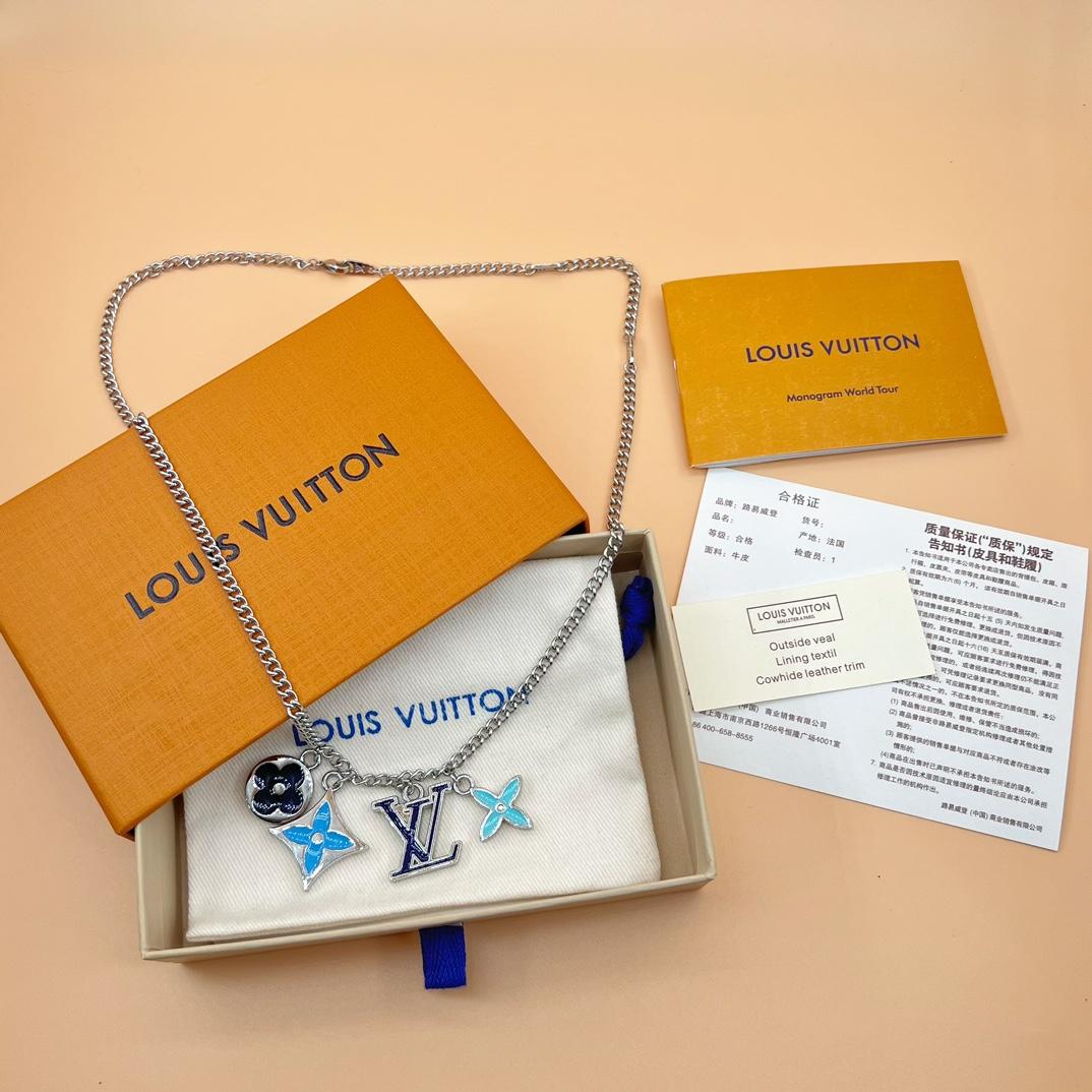Louis Vuitton LV Instinct Enamelled Necklace    M00917 - 