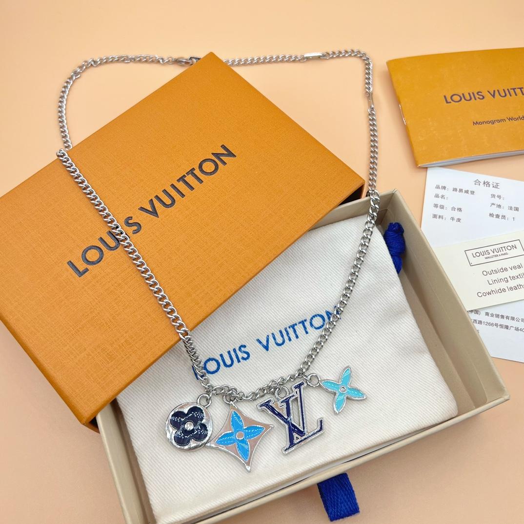 Louis Vuitton LV Instinct Enamelled Necklace    M00917 - 