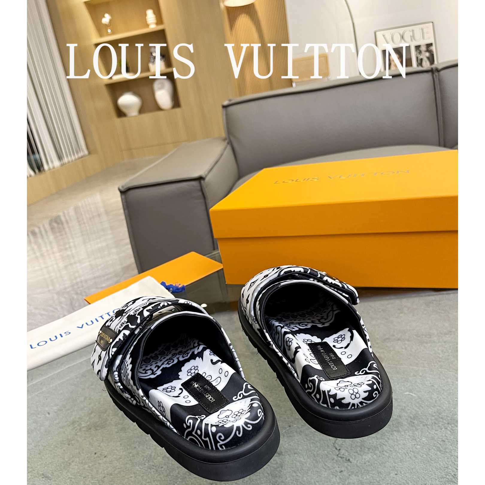 Louis Vuitton Slipper Pillow Flat Comfort Mule       - 