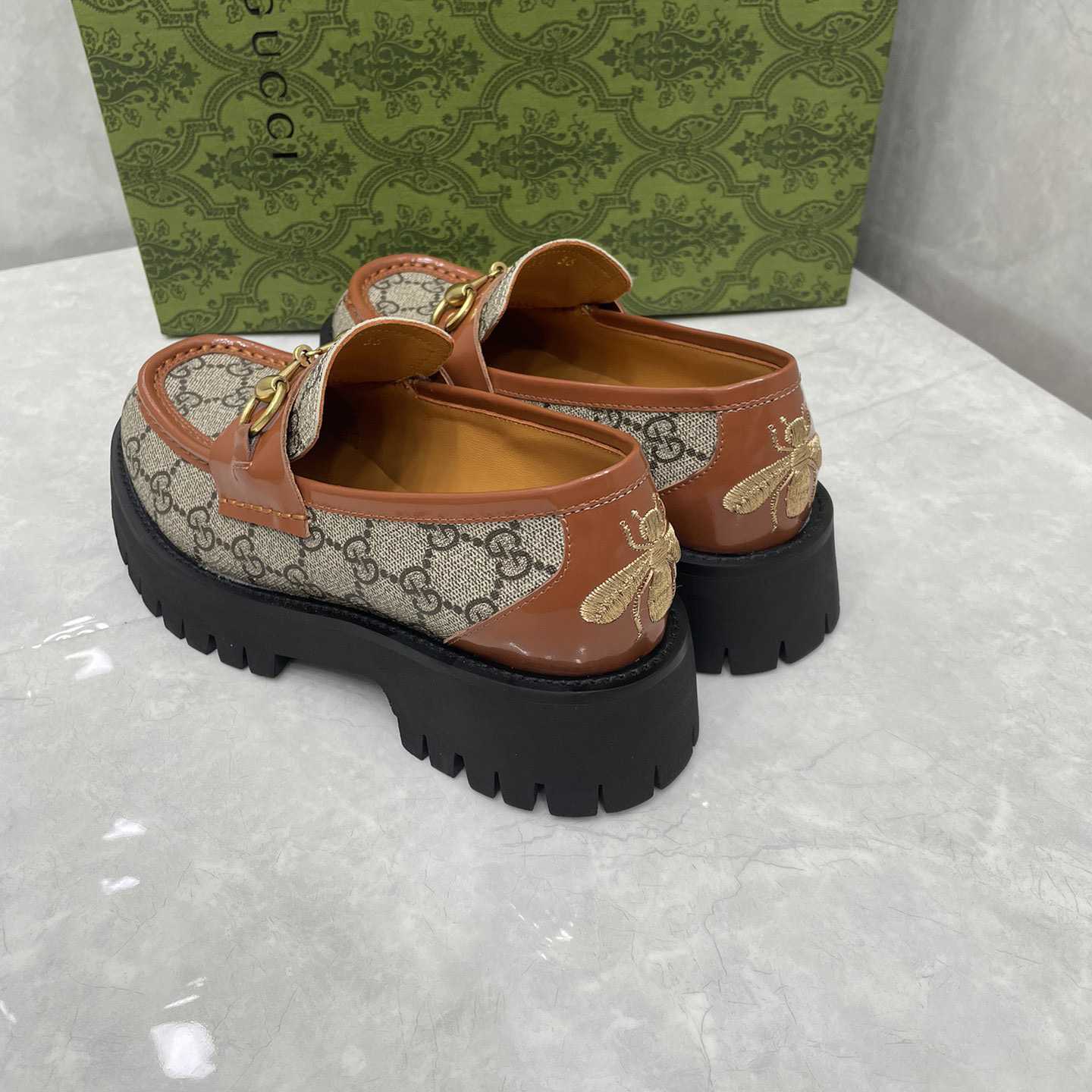 Gucci Women's GG Lug Sole Loafer - 