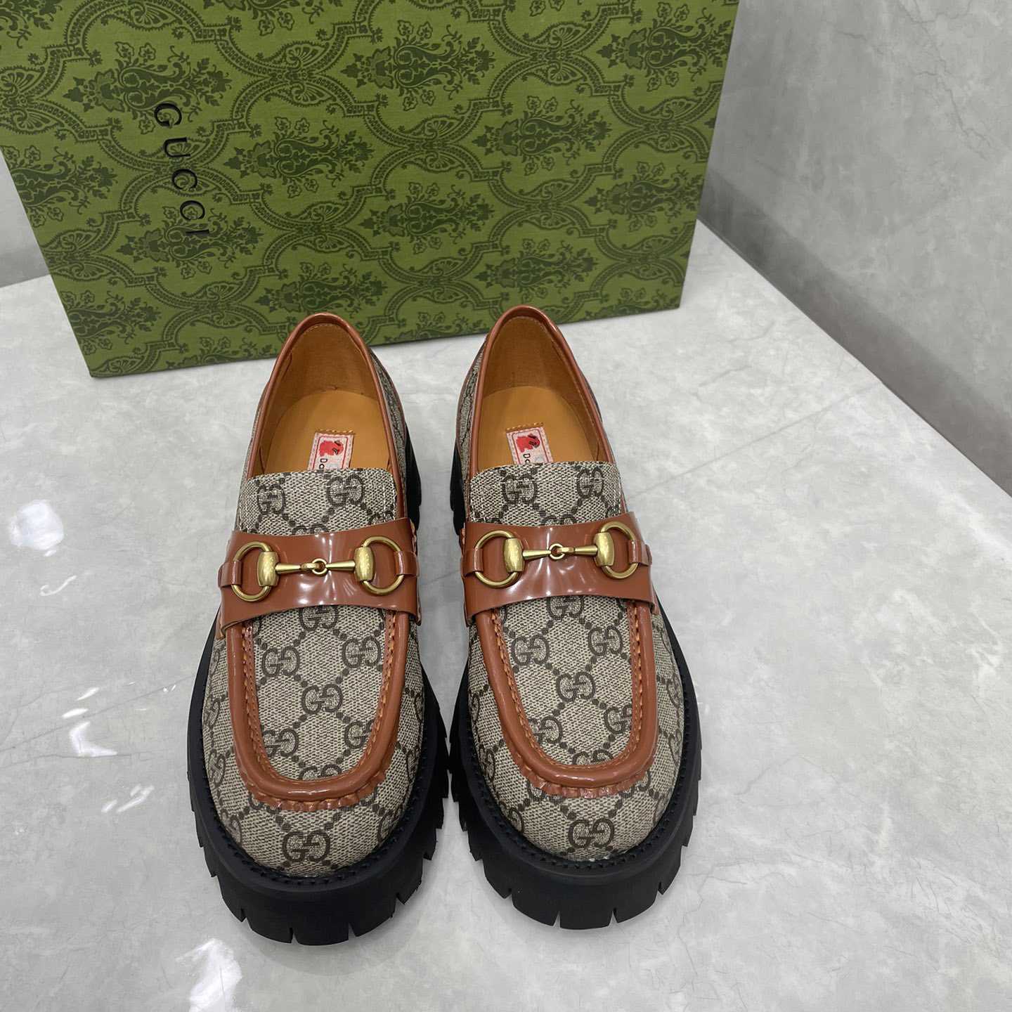 Gucci Women's GG Lug Sole Loafer - 