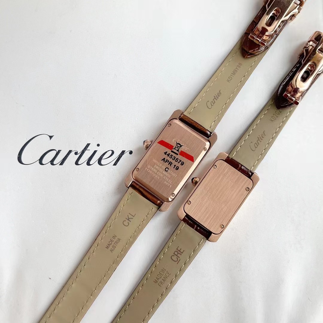 Cartier Unisex W2620030 Leather Watch - 