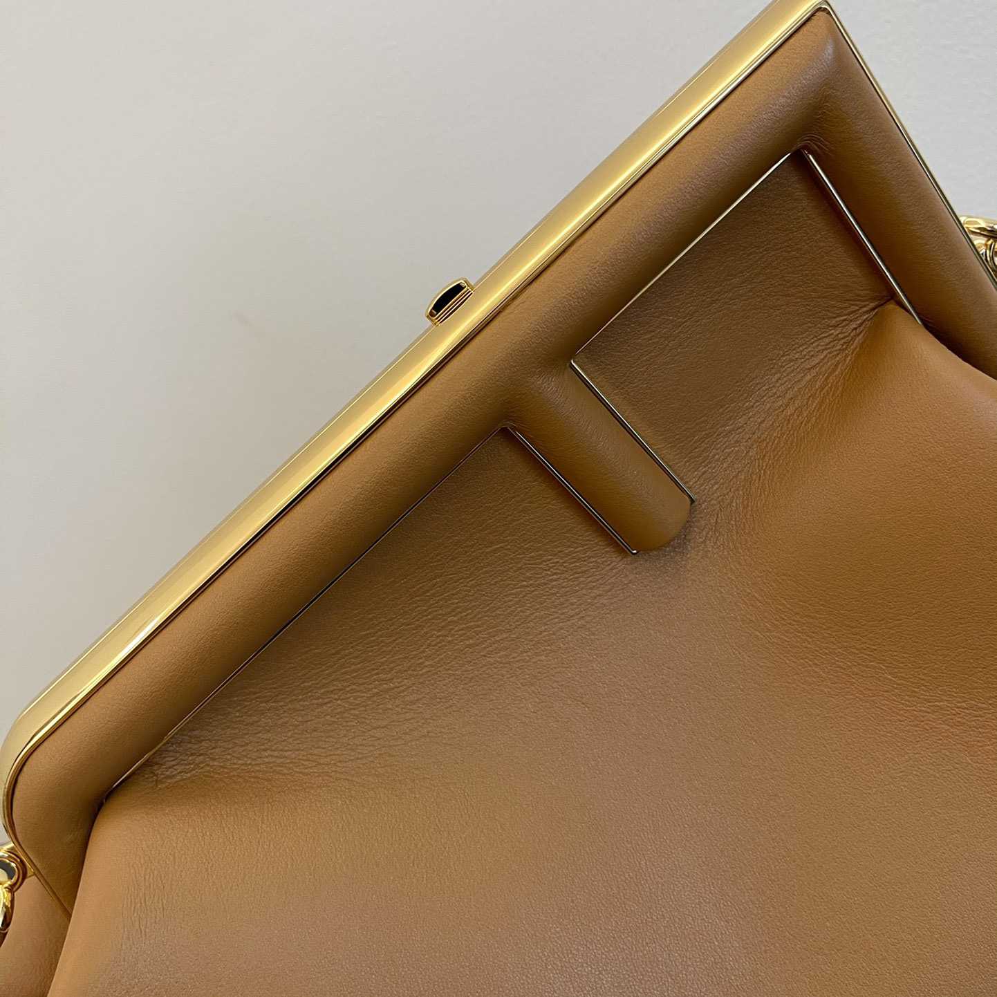 Fendi First Medium Brown Leather Bag - 