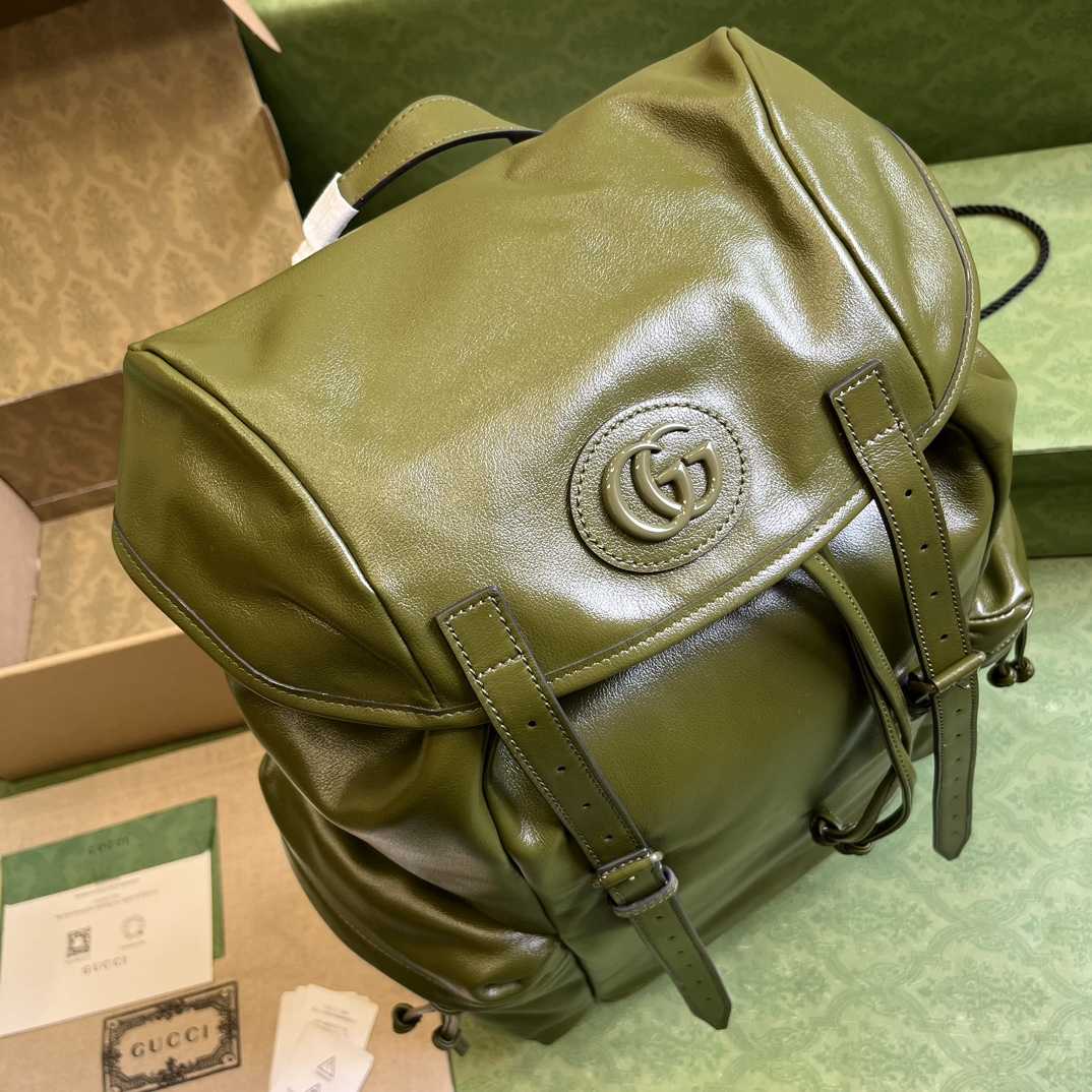 Gucci Backpack With Tonal Double G(38-44-15cm) - 