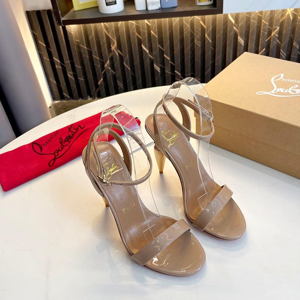 Christian Louboutin Lipqueen 105 Patent Leather Sandals - 