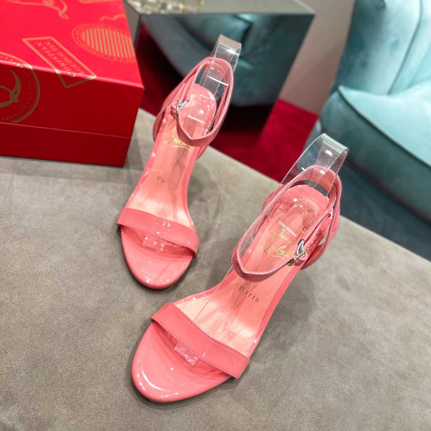 Christian Louboutin Loubigirl 100mm Patent Leather Heels - 