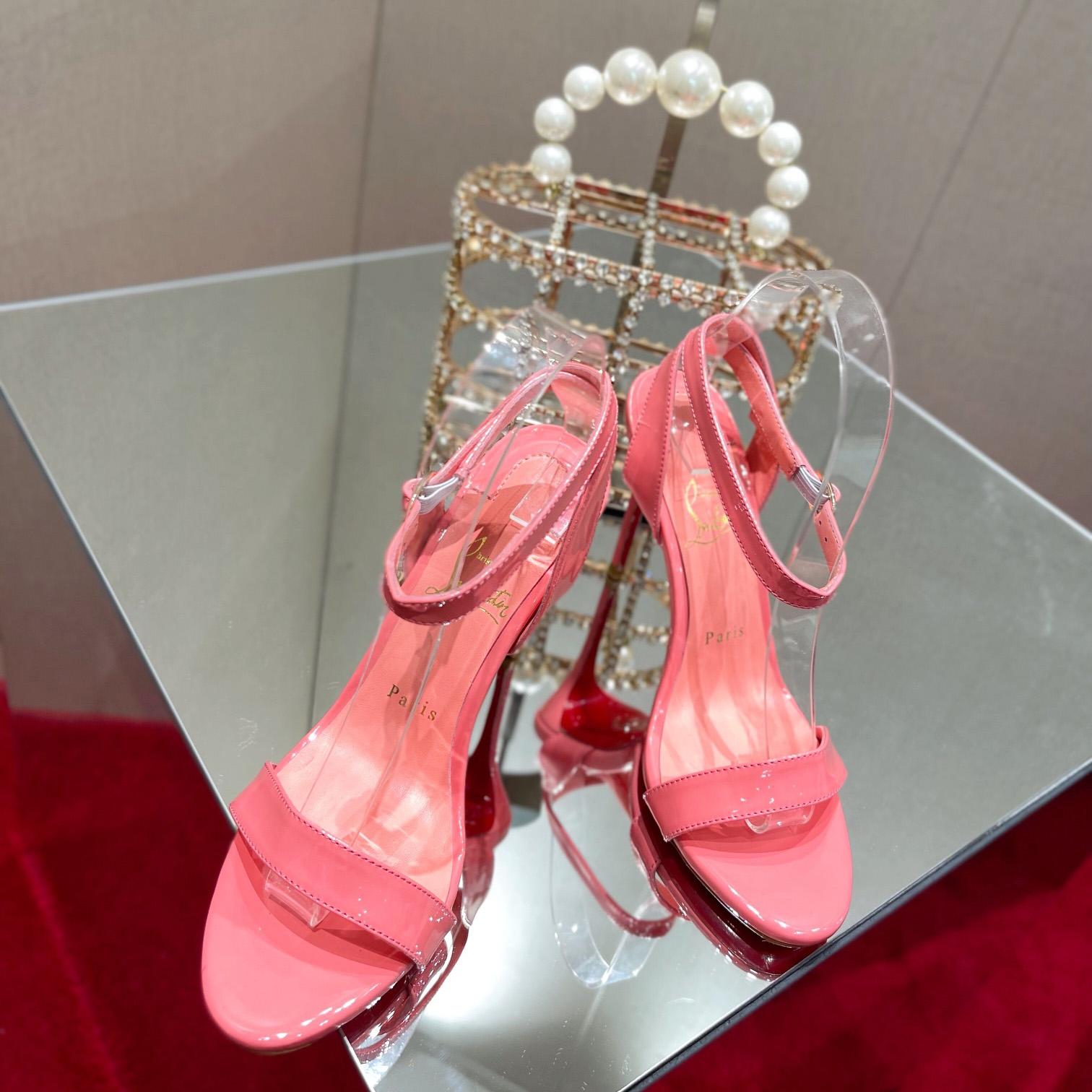 Christian Louboutin Loubigirl 100mm Patent Leather Heels - 