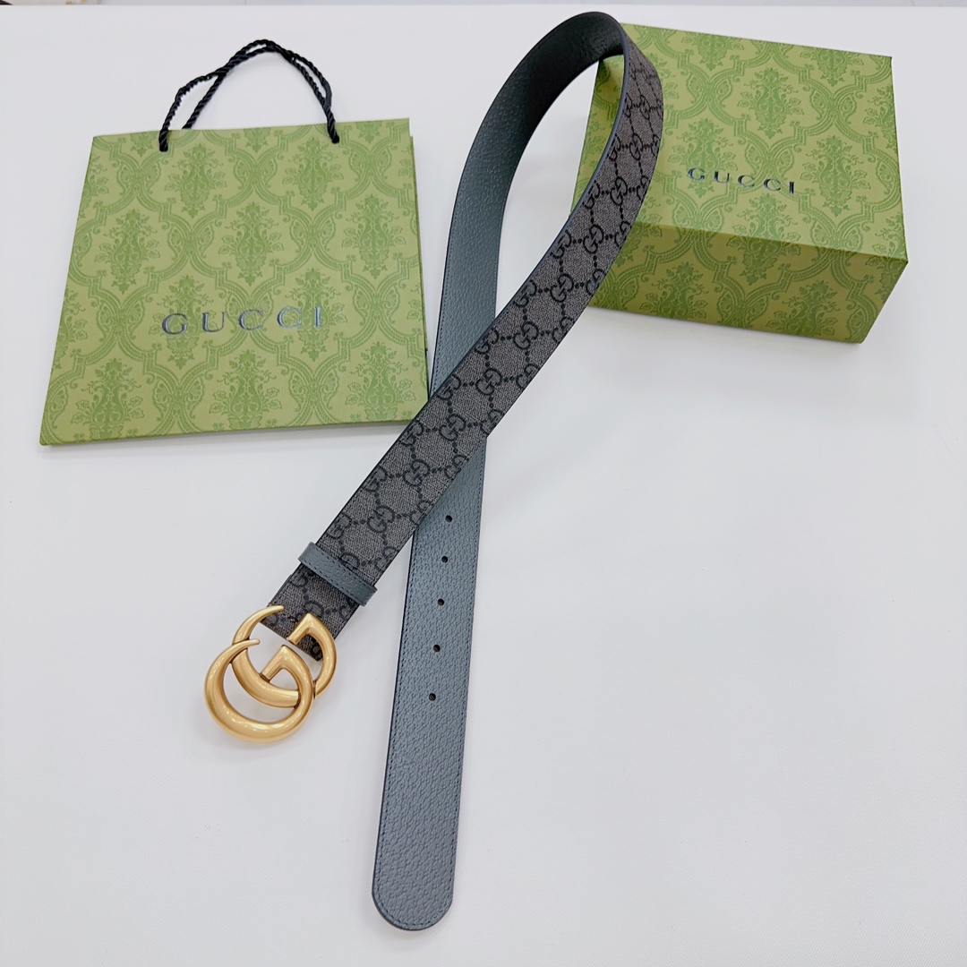Gucci GG Marmont Reversible Belt - 