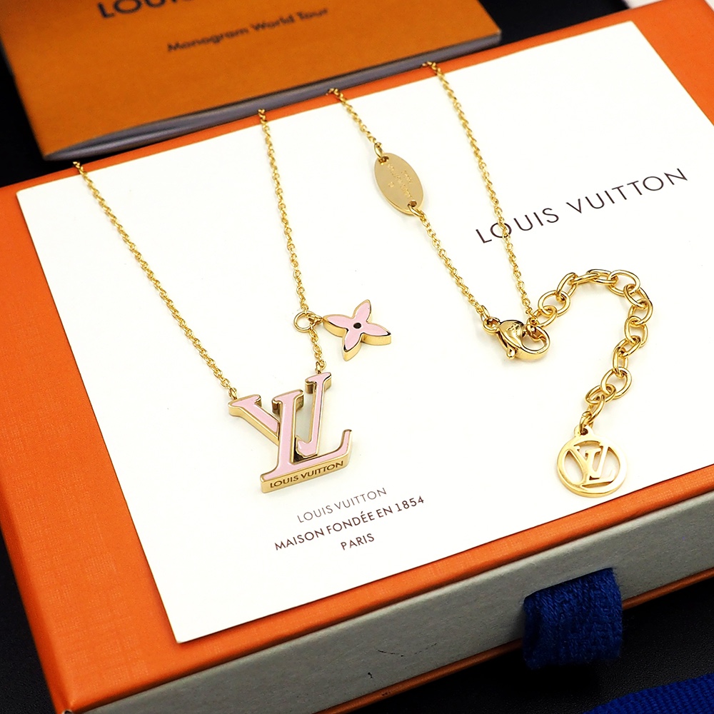 Louis Vuitton LV Iconic Enamel Necklace    M01215 - 