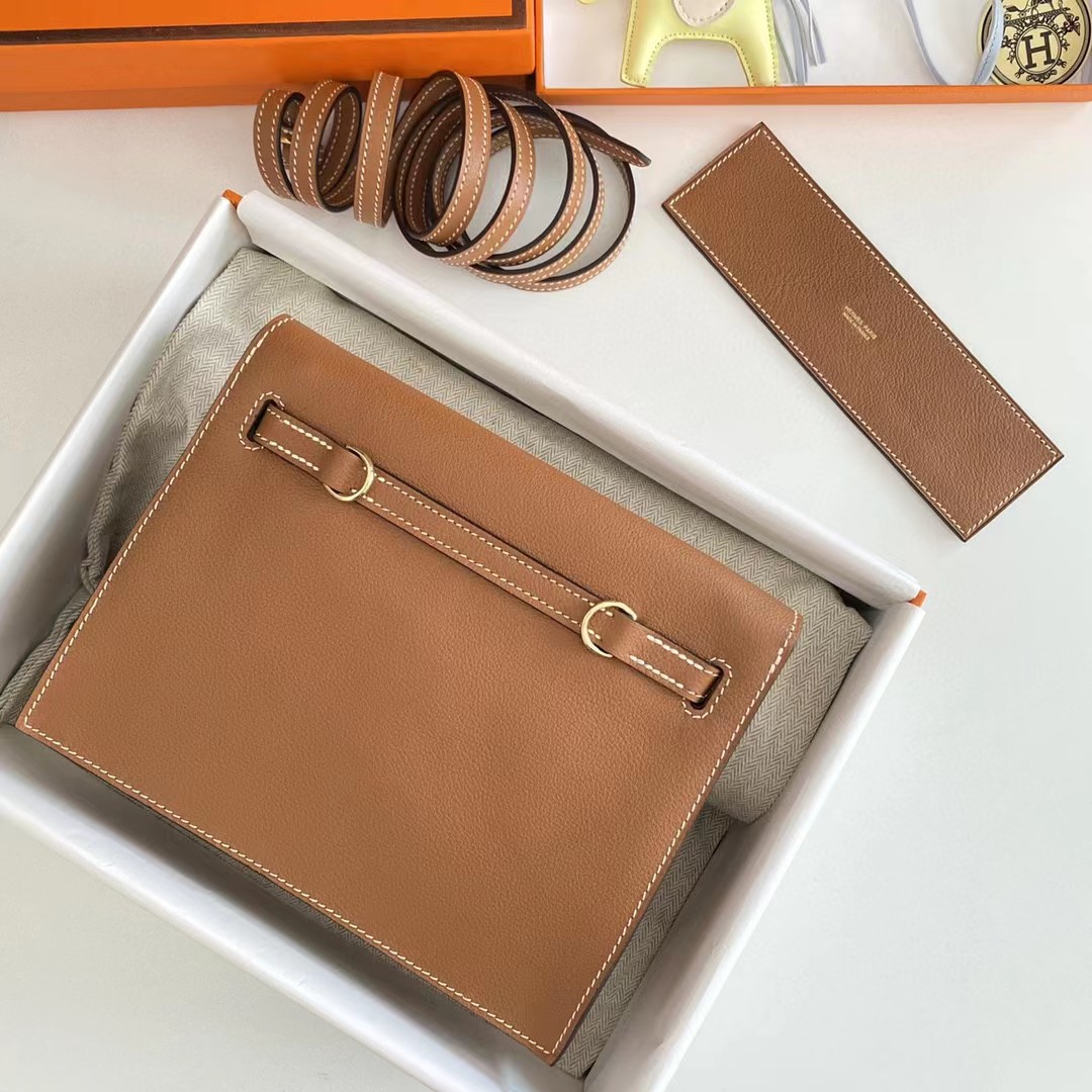 Hermes Kelly Mini Women Handbag(22-17-4cm ) - 