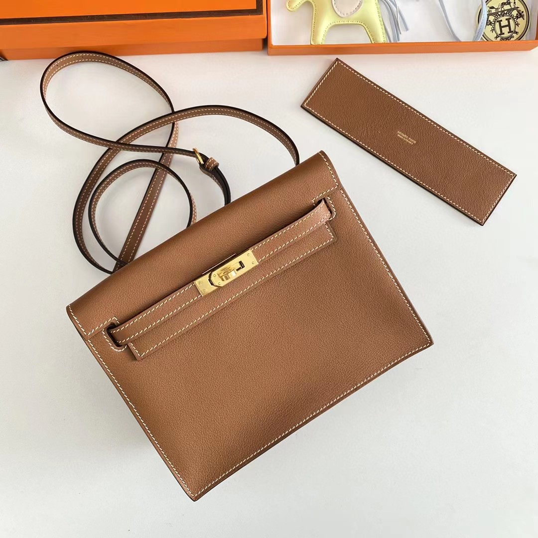Hermes Kelly Mini Women Handbag(22-17-4cm ) - 