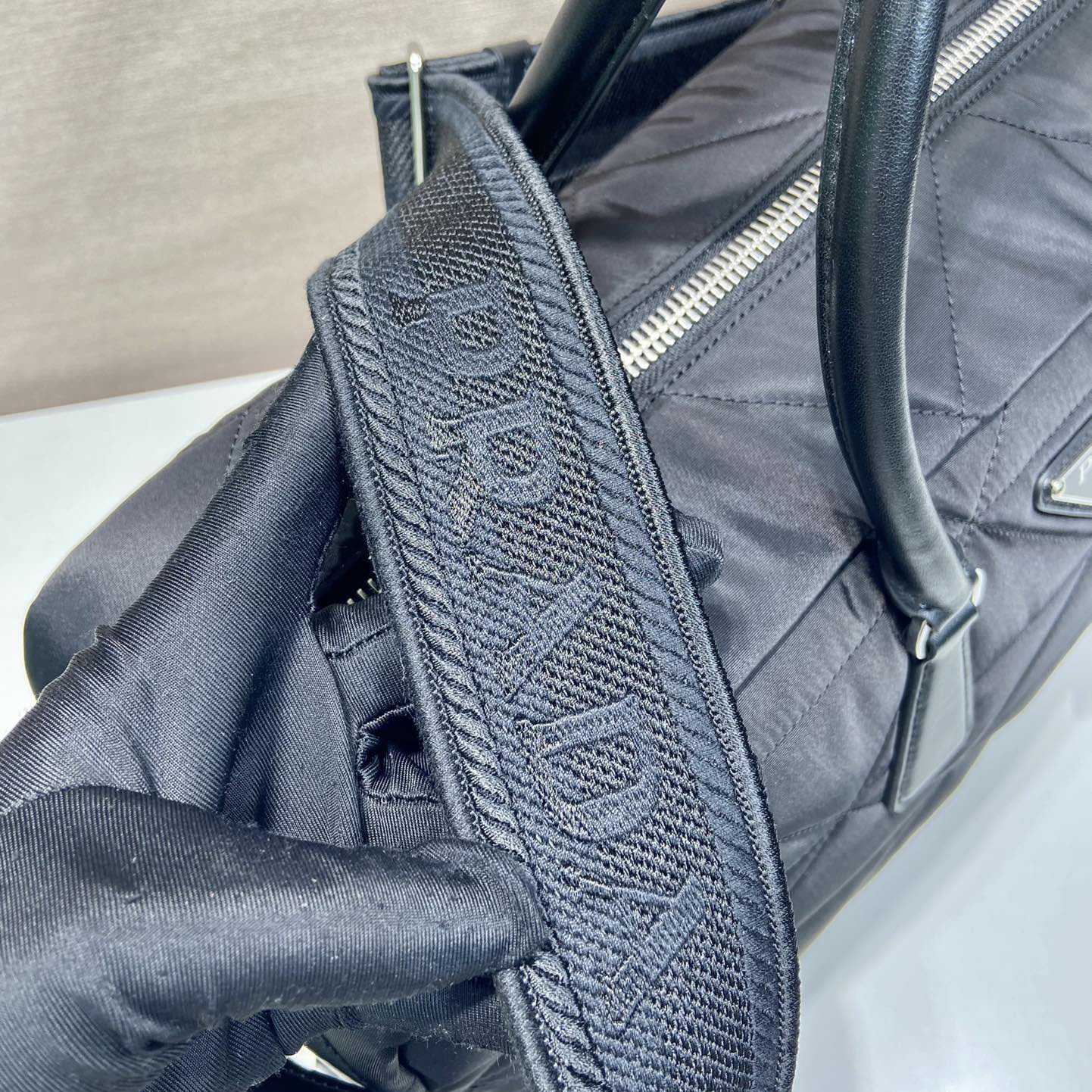 Prada Quilted Re-Nylon Travel Bag - 