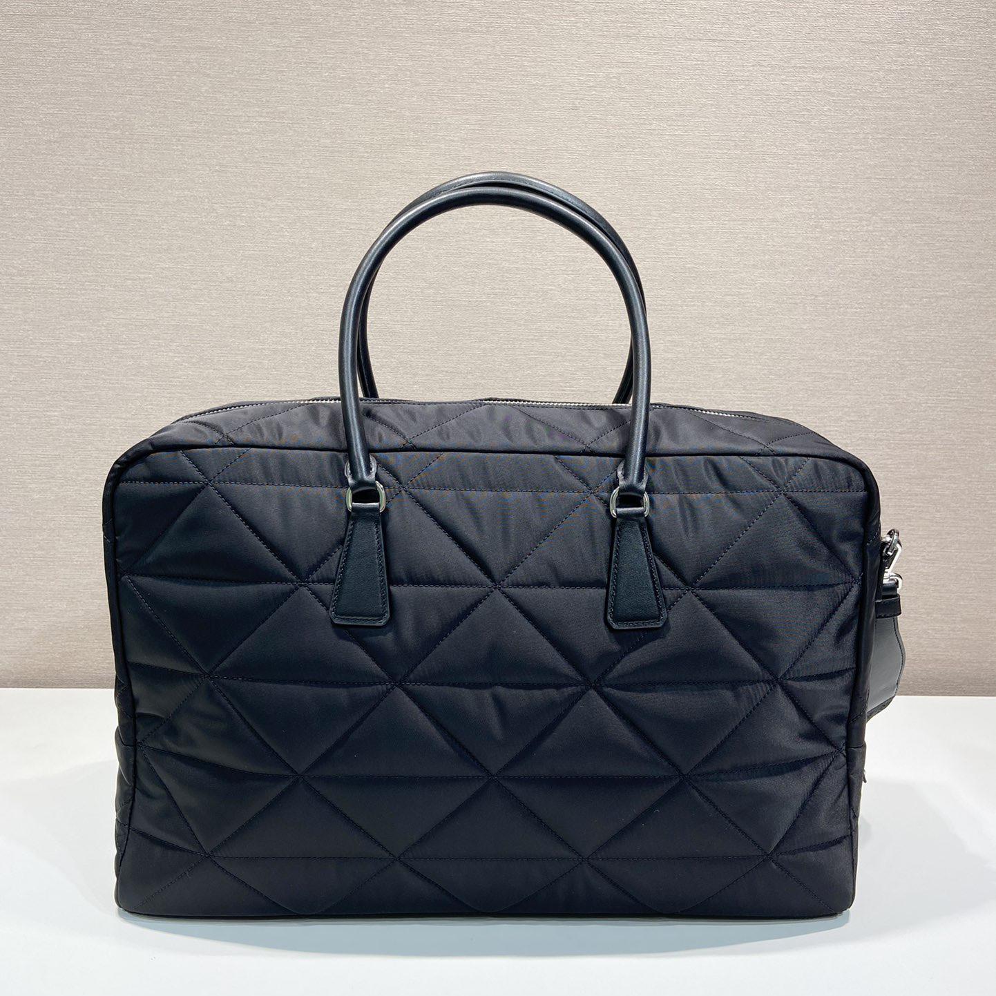 Prada Quilted Re-Nylon Travel Bag - 