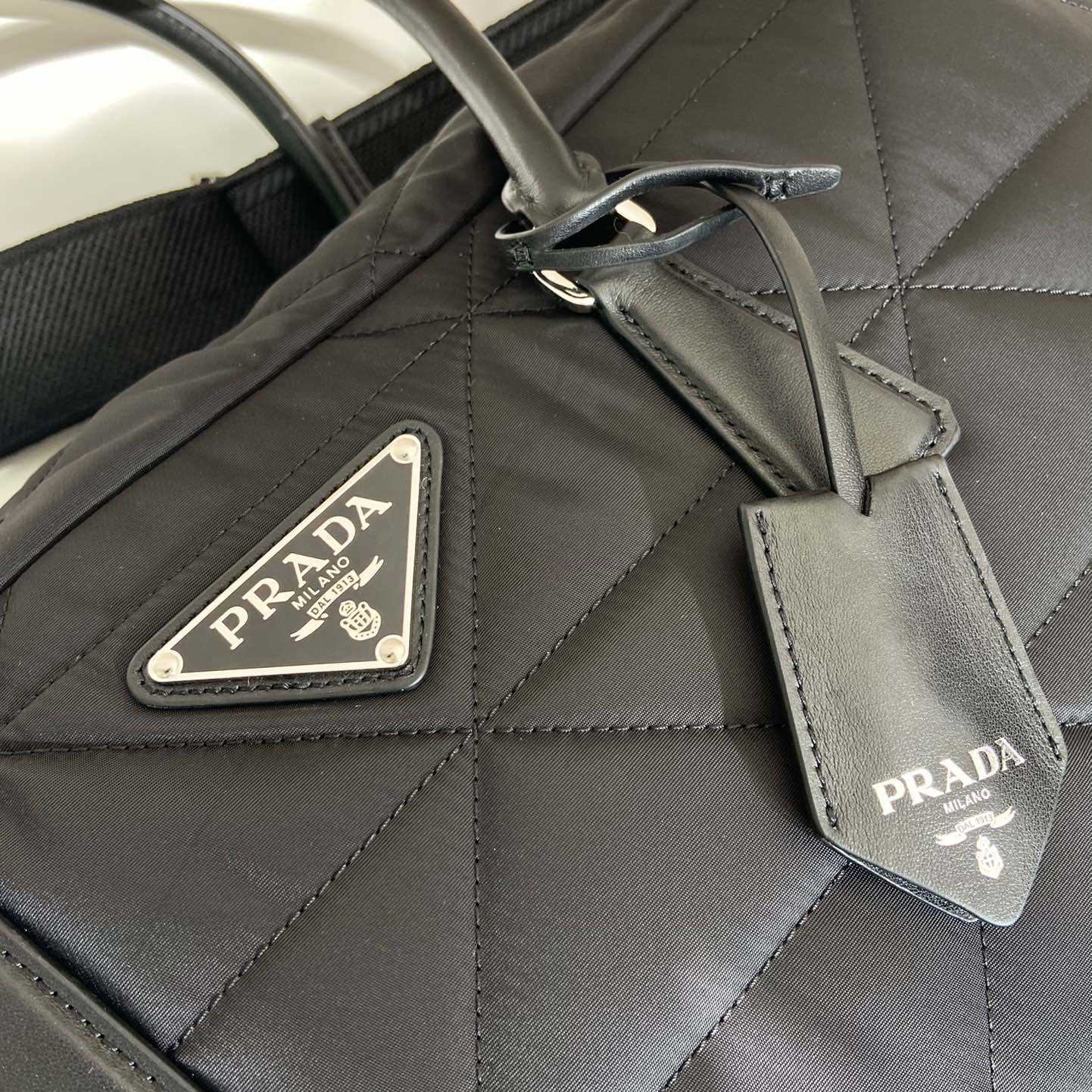 Prada Quilted Re-Nylon Travel Bag - 